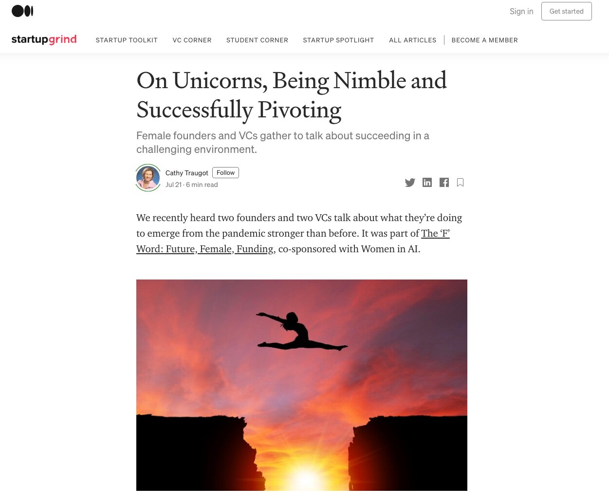 Oracle - On Unicorns, Being Nimble and Successfully Pivoting