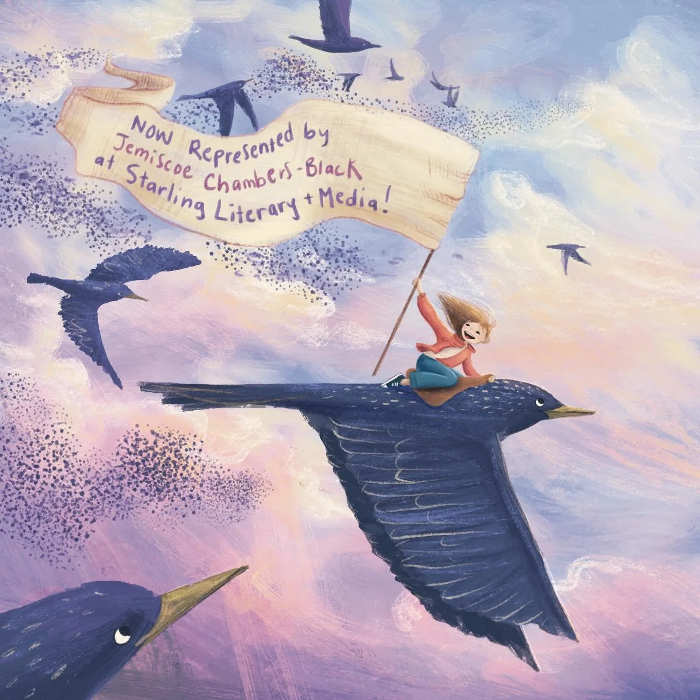 I am BEYOND thrilled and honored to say I am now rep&rsquo;d by @jemiscoe at Starling Literary + Media!  I&rsquo;m still floored I get to put that in writing.  THANK YOU for believing in my work, and THANK YOU to my family and friends who have believ