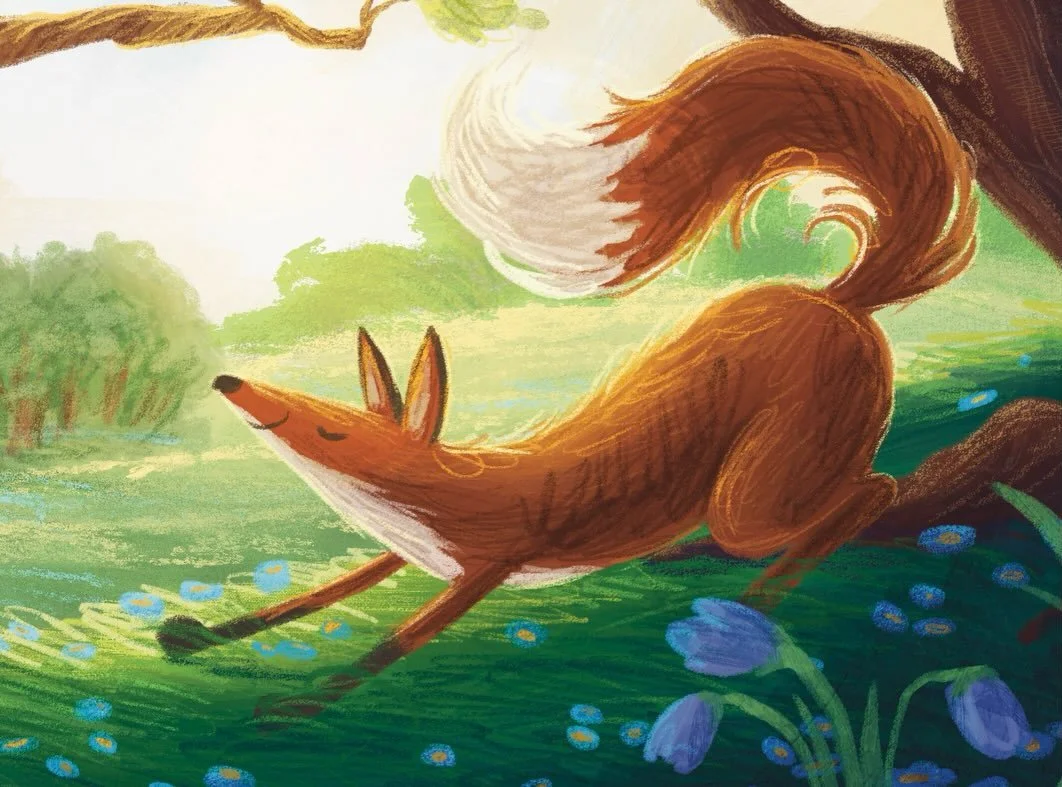 The amount of times I thought &ldquo; oooh big stretch&rdquo; while drawing this.  If you also thought this&hellip;what kind of dog do you have? 😂
.
Not gonna lie, this illustration was a struggle.  I know so many people are over the cold and ready 