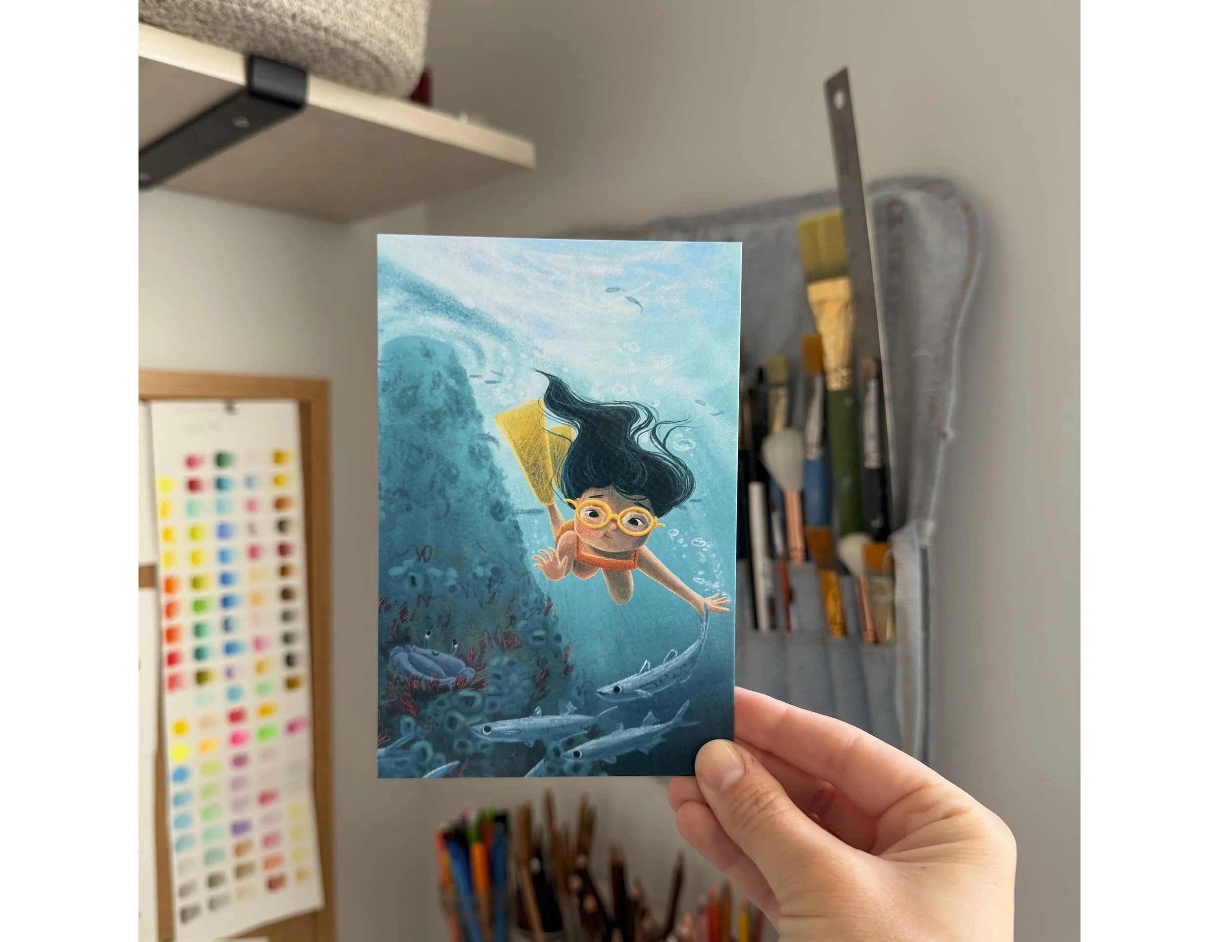 Dive Postcard