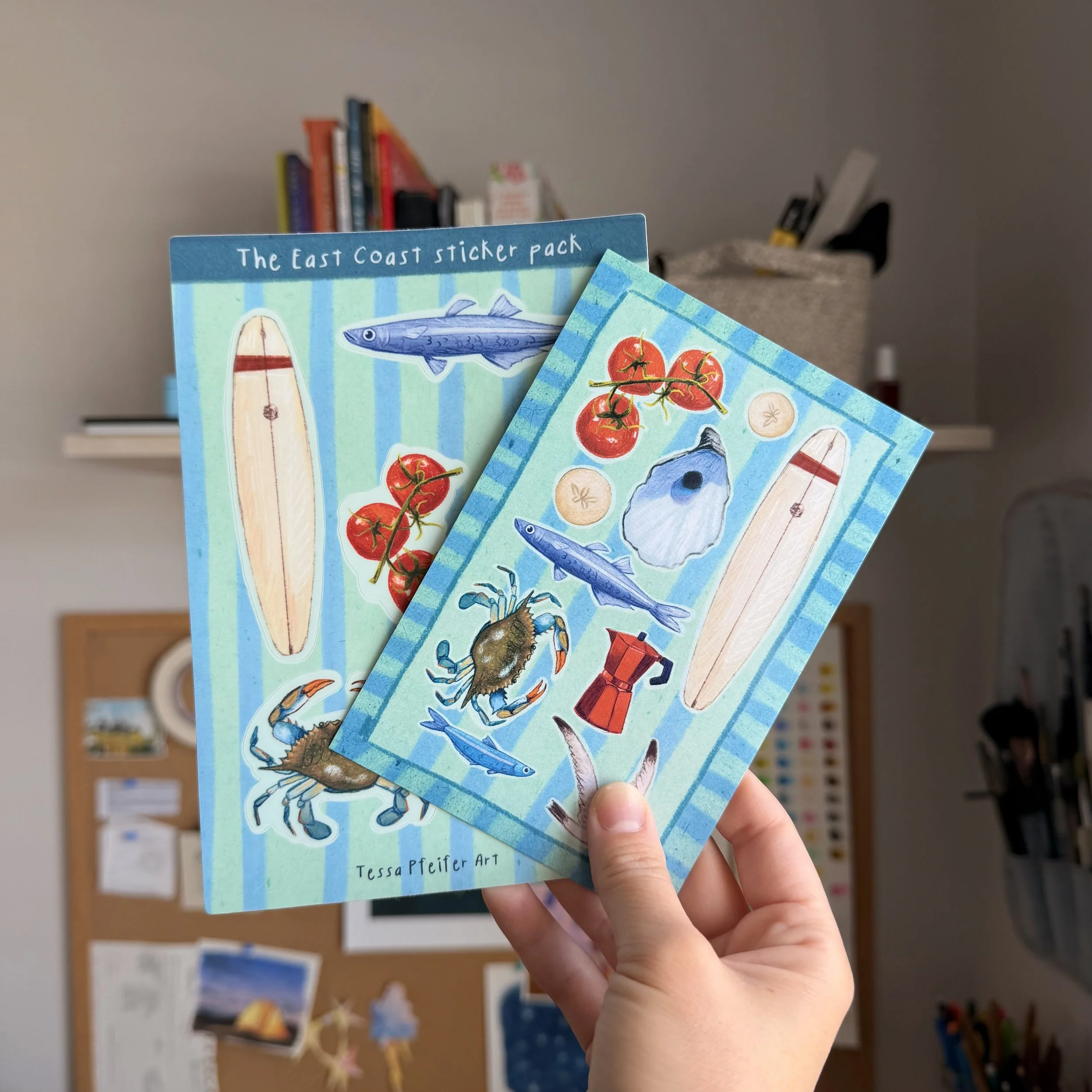 East Coast Sticker/Postcard Bundle
