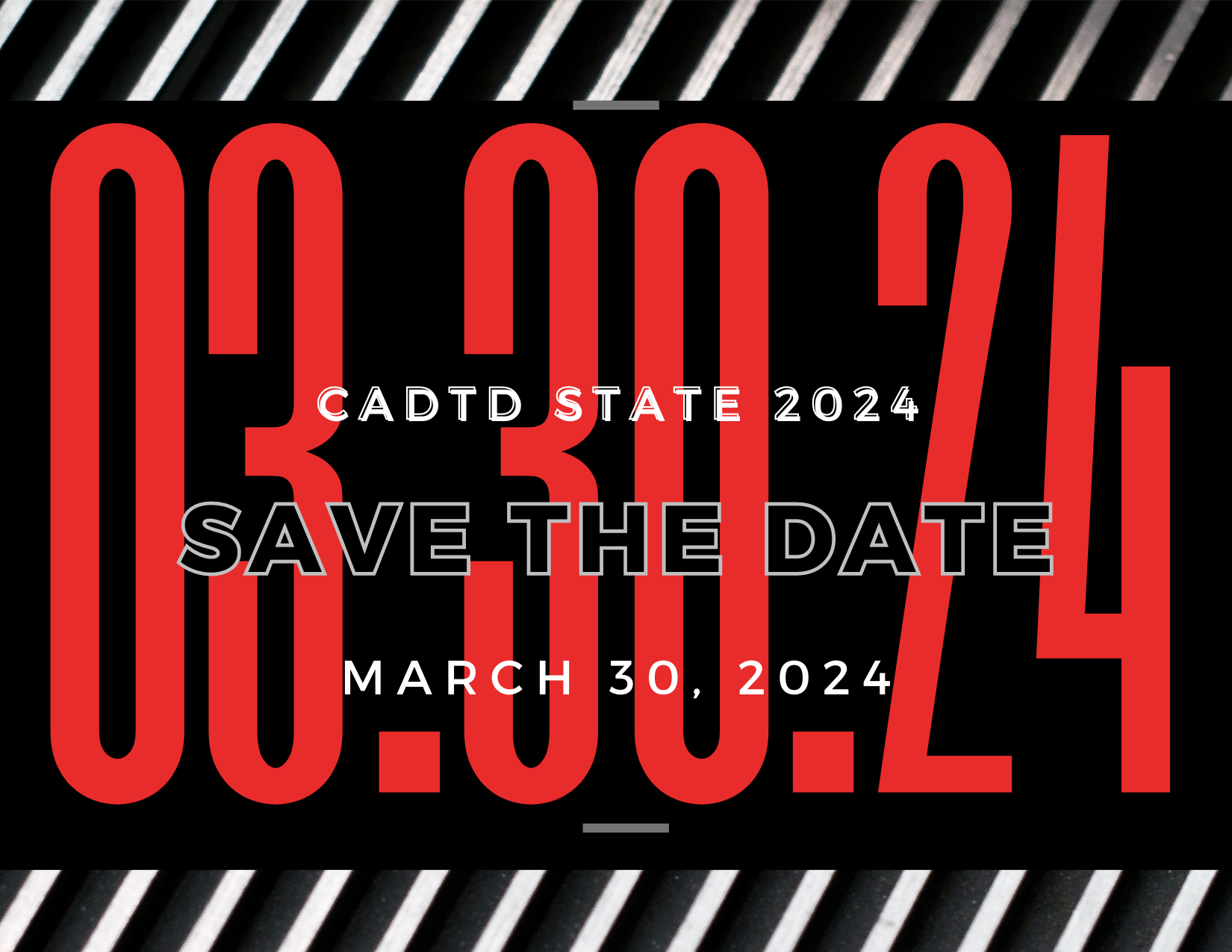 Calendar of Events — CADTD