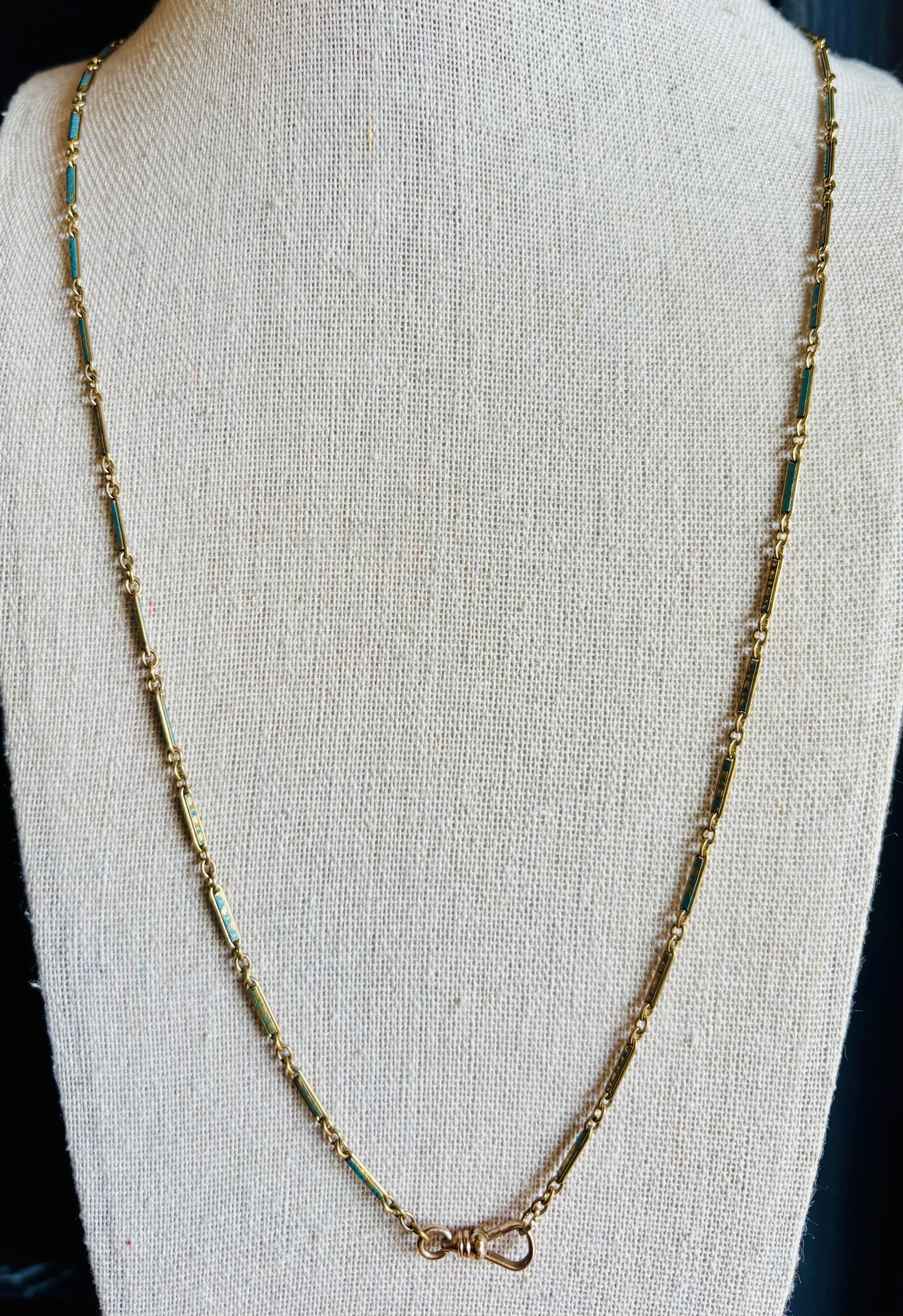 Gold fill enamel Chain