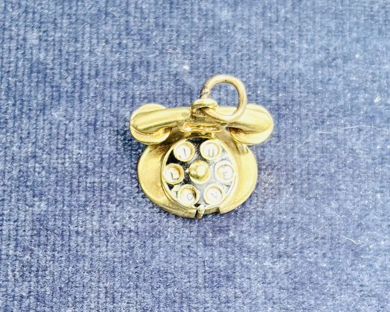 Telephone charm 14K