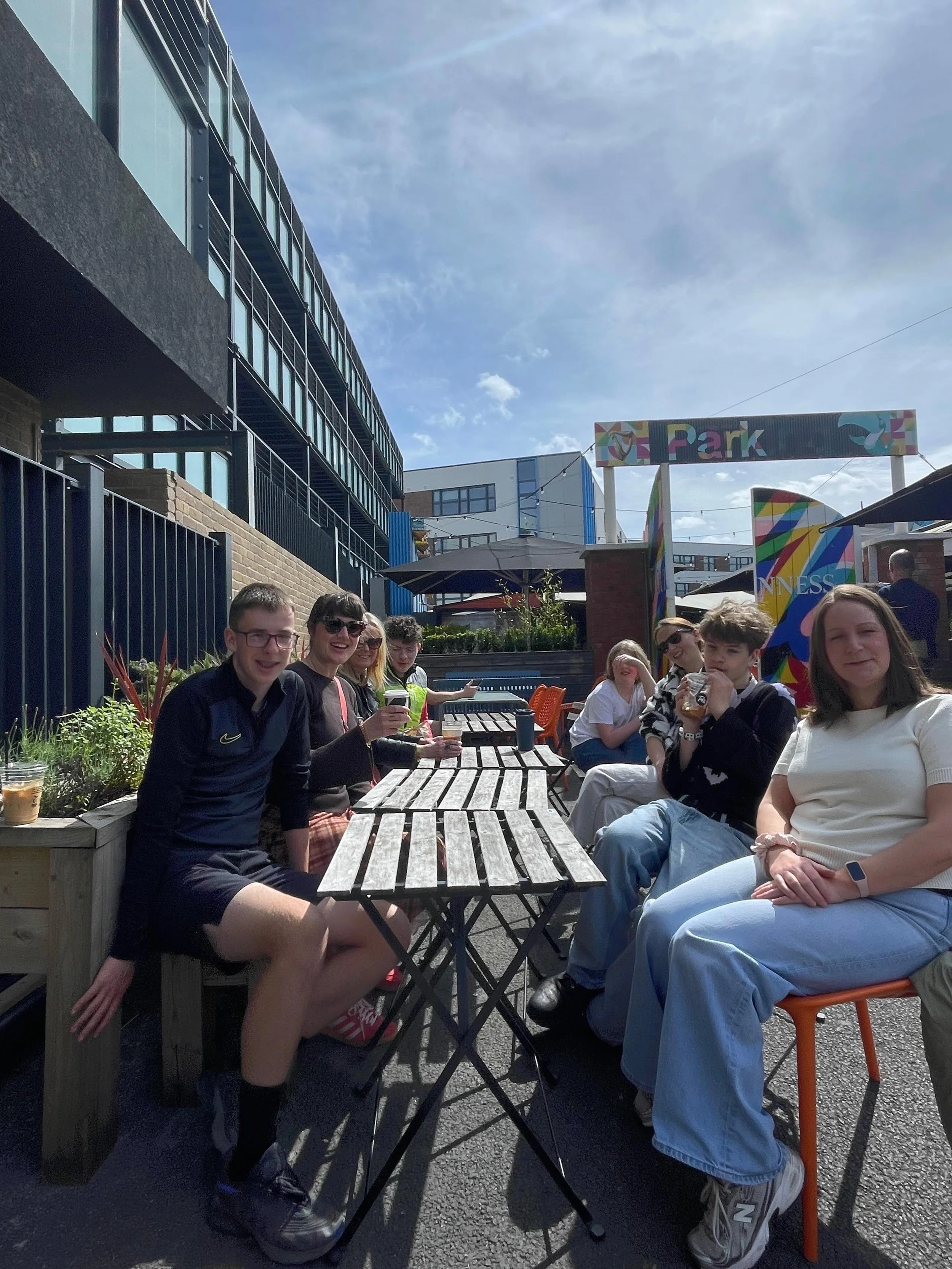 Grove students celebrating the end of assessment week! 📝✔️☕️☀️
