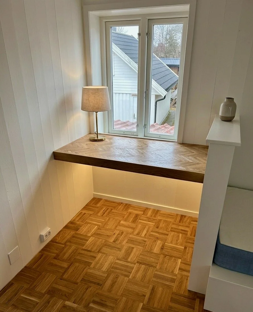 Barnerom med skrivepult