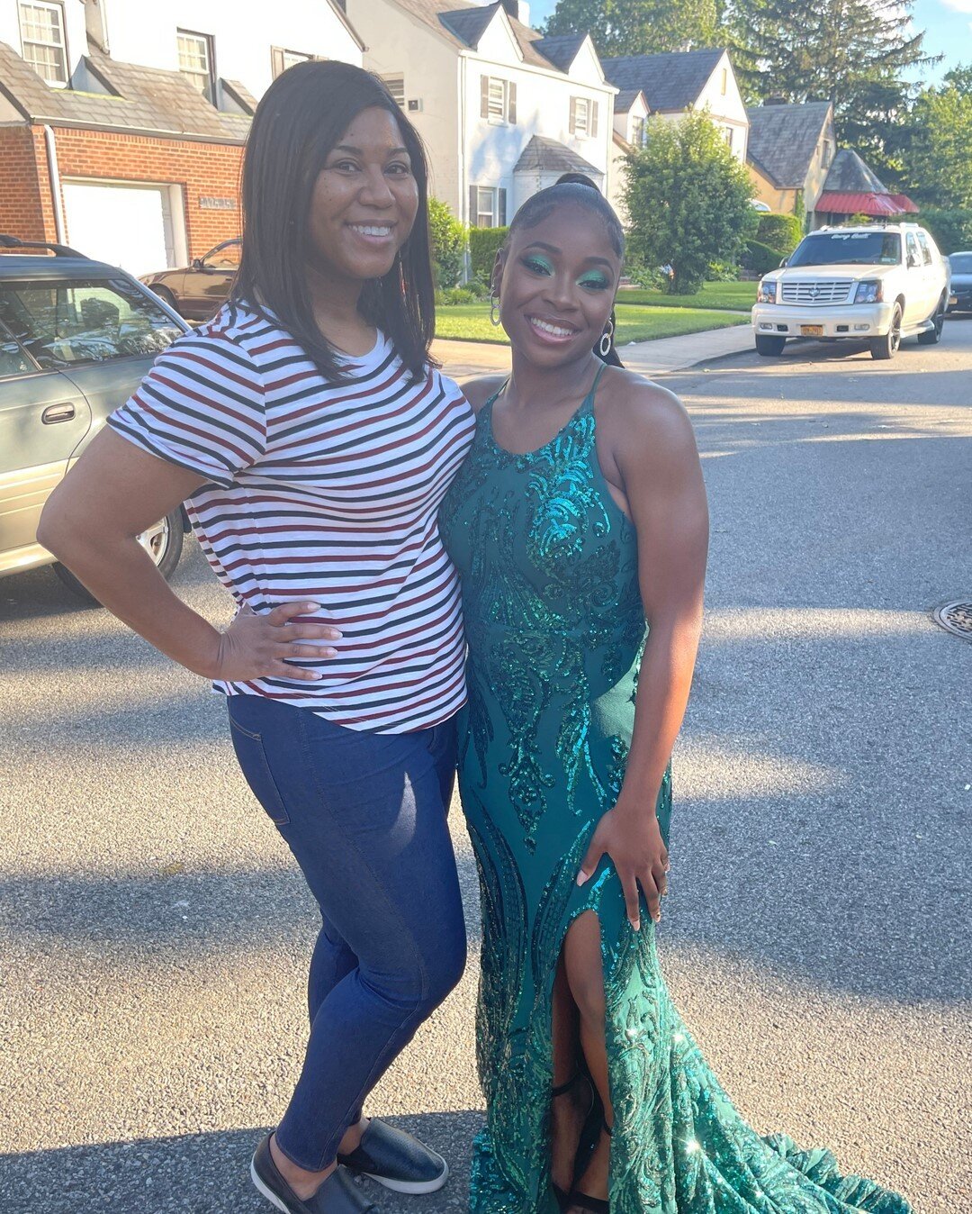 Over the last few days, I remembered how important social support and mentorship are to teenagers. I was excited to help prepare and send off my mentee, @spiritdakota, to her senior prom. I&rsquo;m grateful to her parents, who let go and asked for he