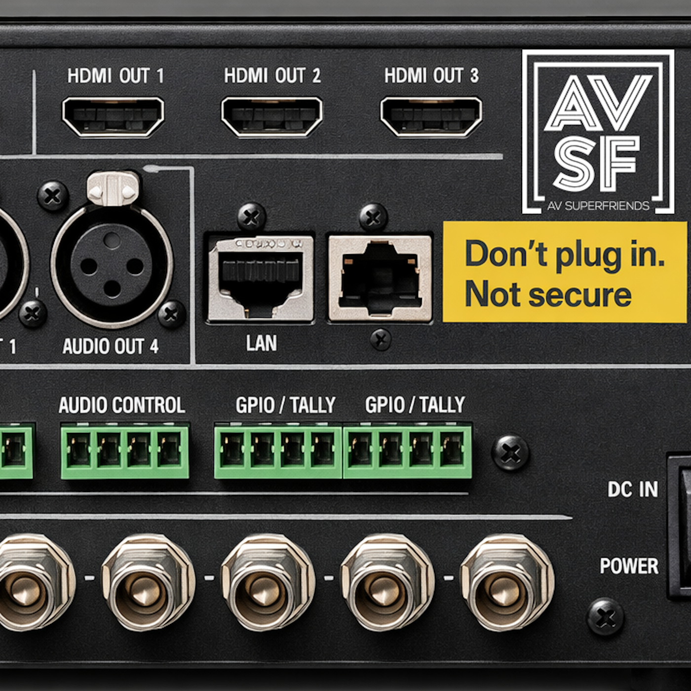 Off the Rails Episode 134: AV Network Security (There's no such thing as an island)