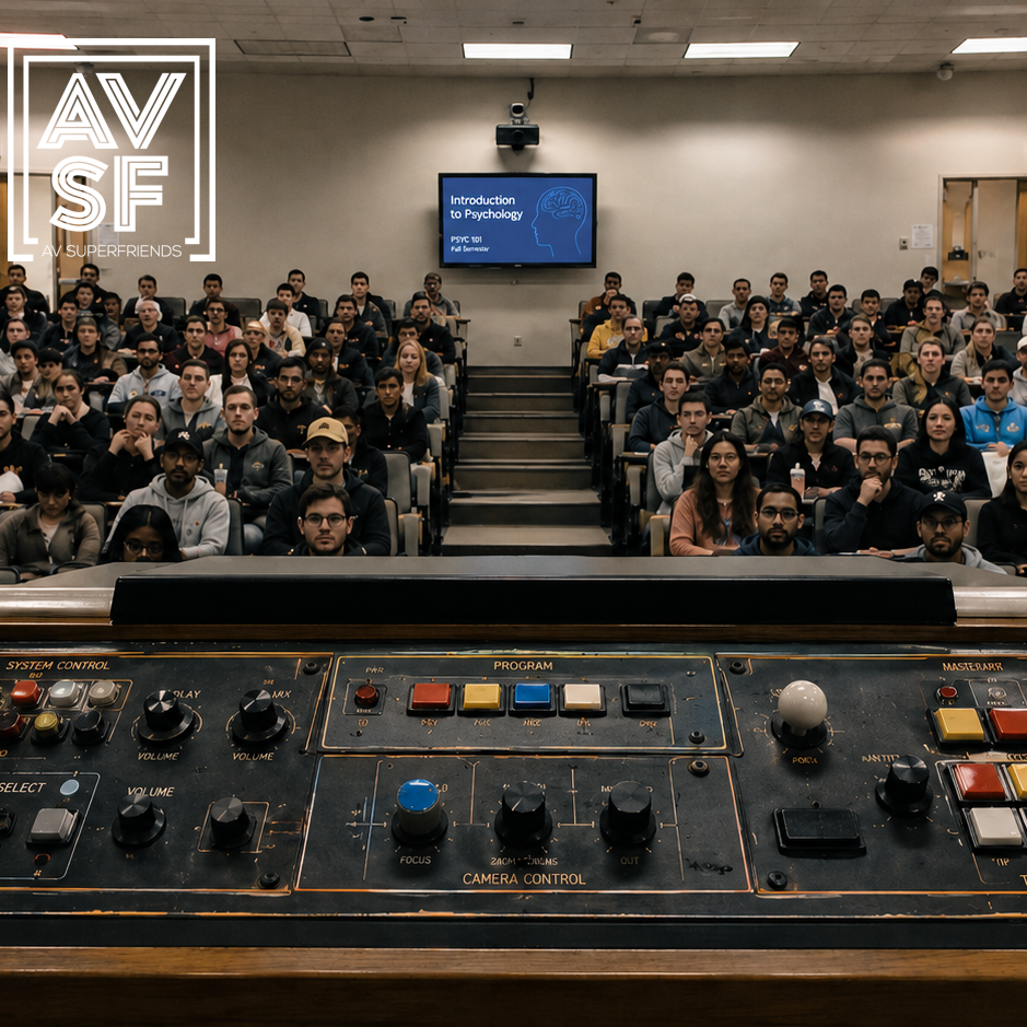 On Topic Episode 77: Sorta traditional Zoom-enabled classroom type room