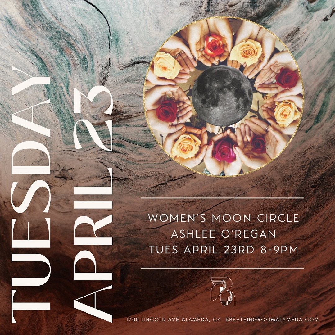 Women&rsquo;s Moon Circle
Tues April 23rd 8-9pm with @ashlee_oregan_astrology 

Women&rsquo;s Circle is a coming together to reflect, witness and release within a sacred container. This is an ancient practice where we will meet on (or near) the full 