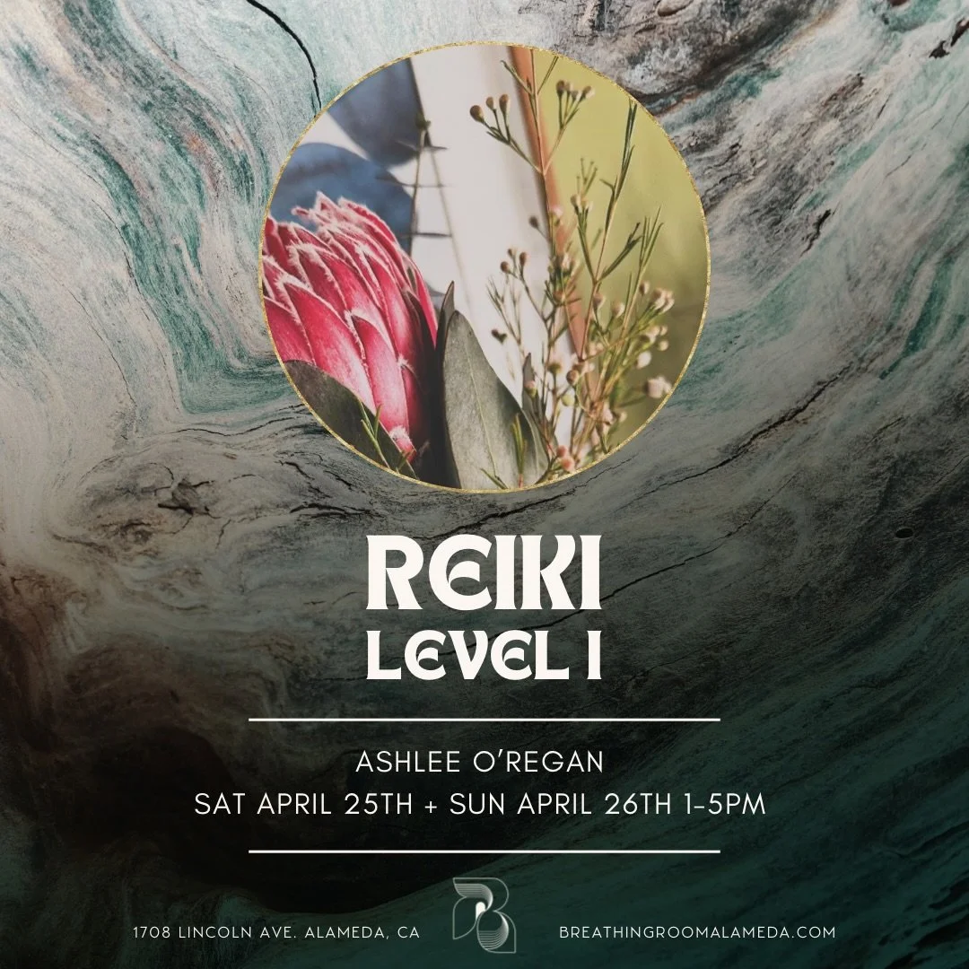 Sat April 25th &amp; Sun April 26th @ 1-5pm ✨✨✨

Reiki Level I Training! @ashlees_alchemy_ 
Reiki is an ancient Japanese healing technique that utilizes our own life force energy and gives permission for the body to heal itself. Reiki uses &ldquo;han