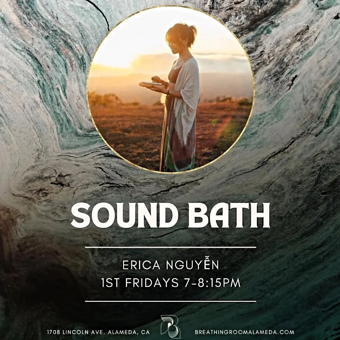 This Friday, April 3rd from 7-8:15 pm, 🪷✨🩵Join us for a monthly First Friday Sound Bath at the Breathing Room to kickstart your month feeling refreshed and renewed. Immerse yourself in soothing sounds of the gong, singing bowls, and other healing i