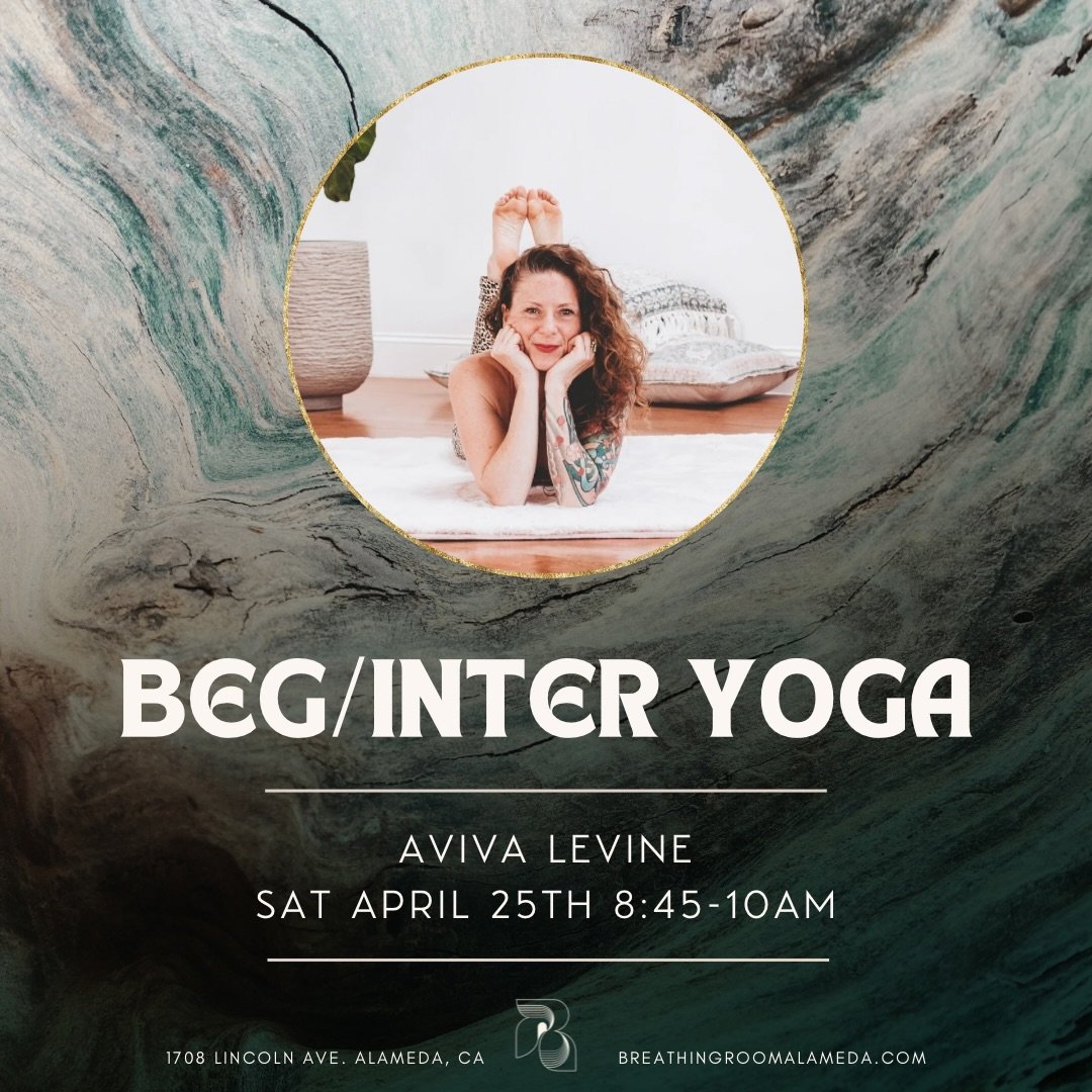 Sat April 25th 8:46-10am @avivalevine is filling in for @flowyogawithpaola 💞👀

Mixed-level class designed to accommodate a variety of experience levels. Emphasizing an internal understanding of the yoga postures, these classes offer a practice to d