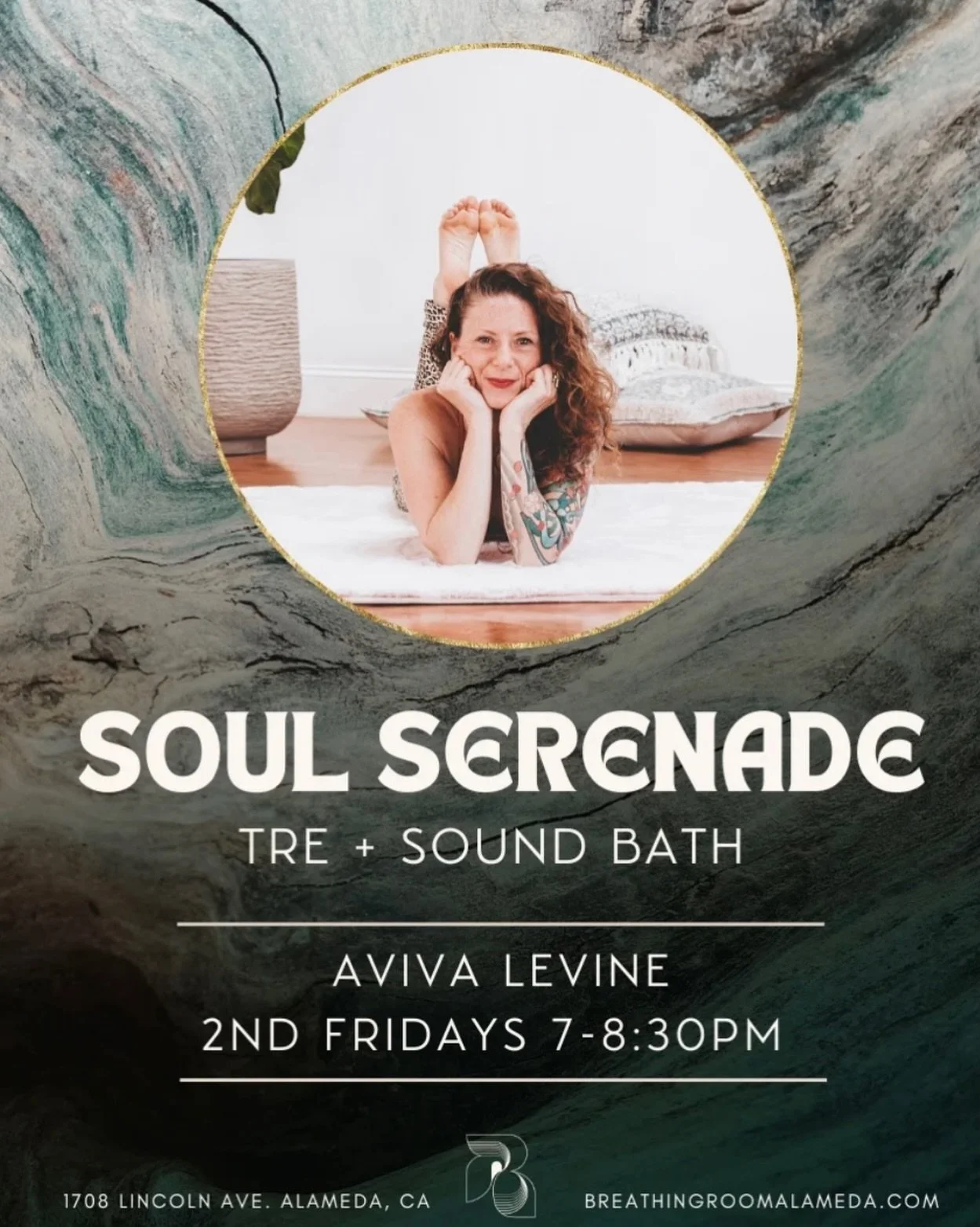June 12th Friday, 7-8:30pm Come join Aviva for a TRE (tension, stress, and trauma release) session, followed by a soothing Singing Bowl and Gong Sound Bath. This evening is a wonderful chance to care for your body, calm your mind, and fully immerse y