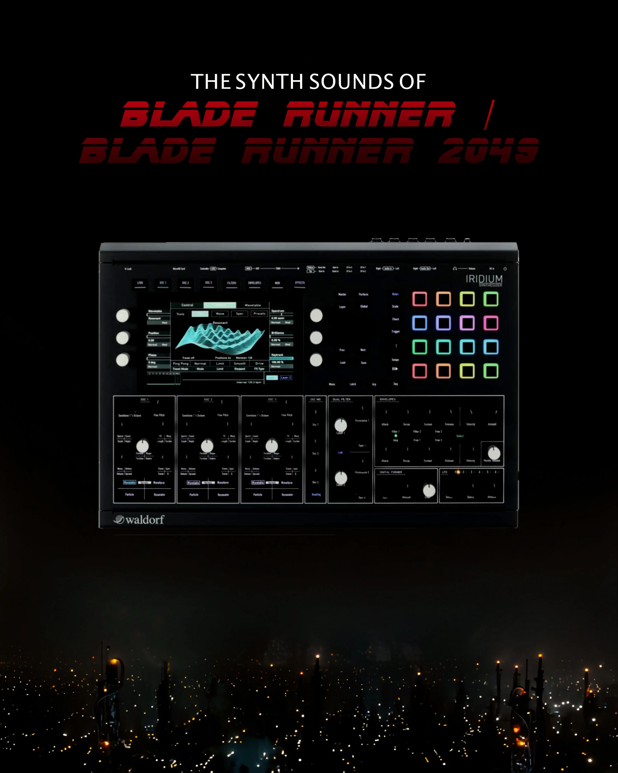 BLADE RUNNER - WALDORF IRIDIUM PATCHES