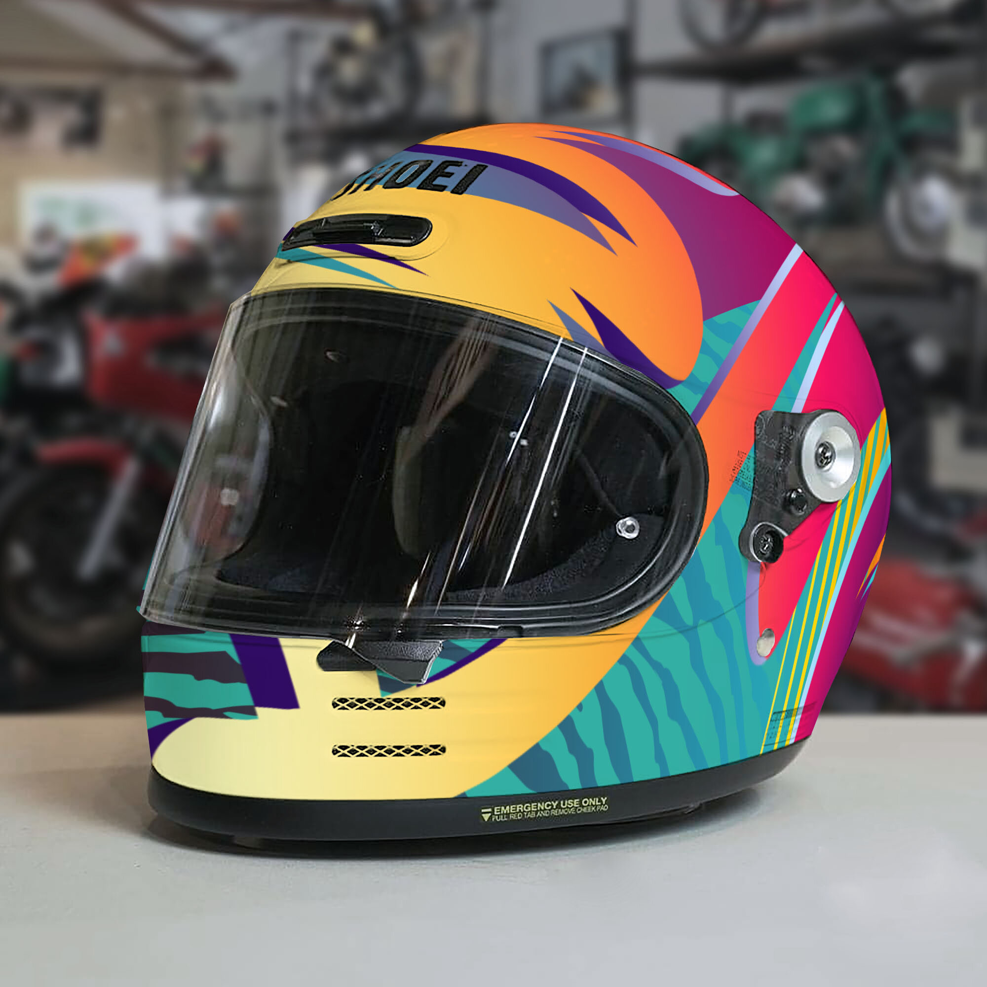 Shoei Glamster (mock-up) — Pierre Jungers