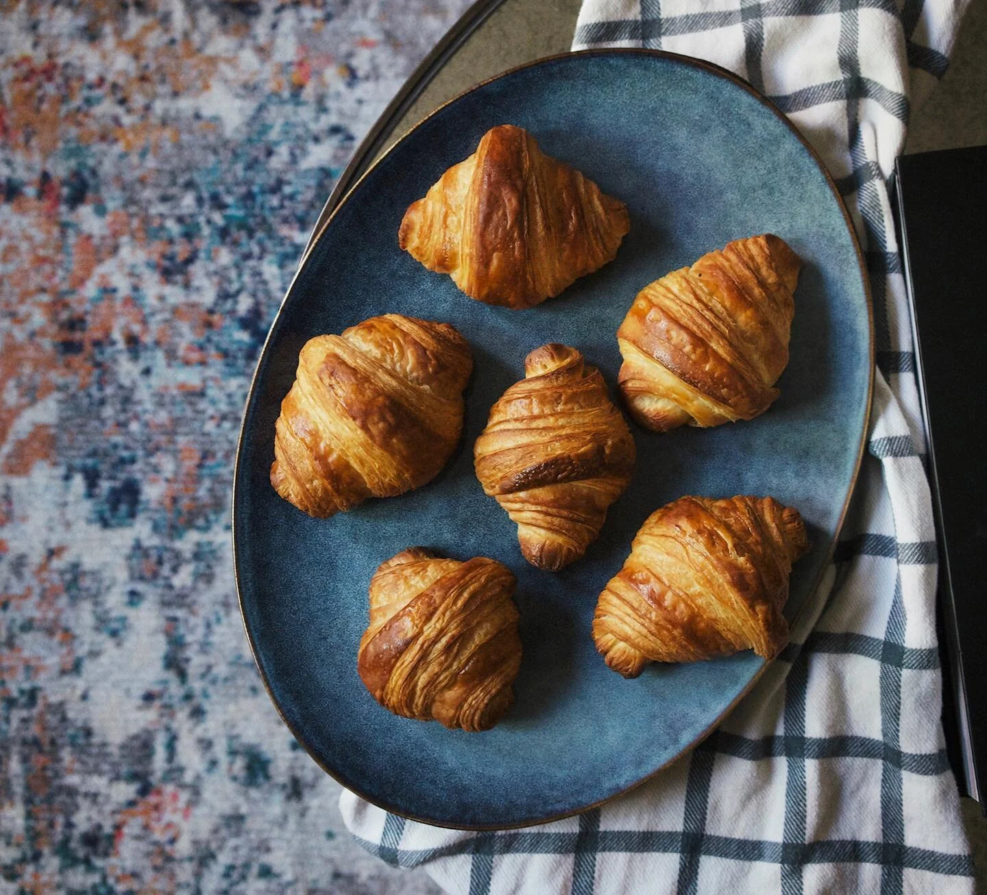 Last week&rsquo;s project: the humble croissant! These guys are not so labor intensive, but need a lotttt of time. This was also the first time I baked with my 14 day old starter, which sounds like a long time but bakeries keep them alive for YEARS ?