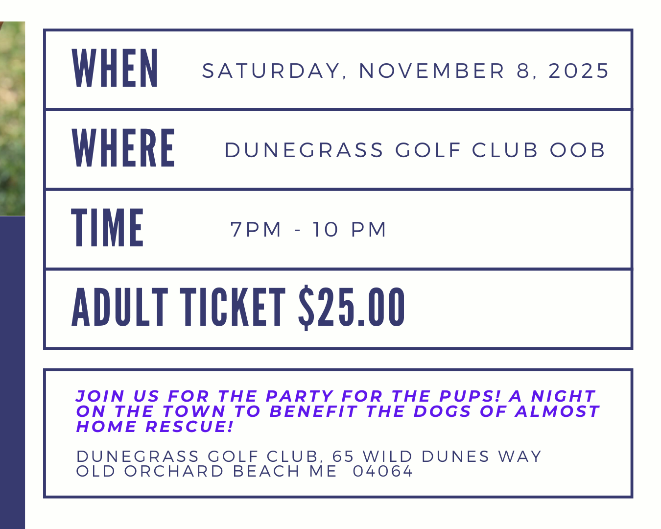 Party for the Pups Adult