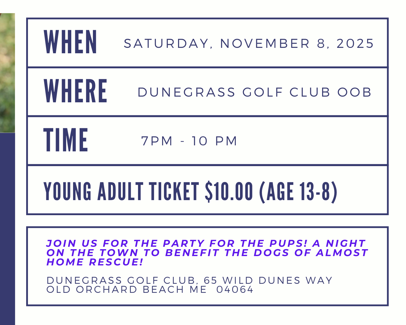 Party for the Pups Young Adult (13-18)