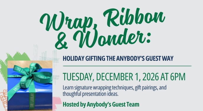 Anybody's Guest: Wrap, Ribbon, & Wonder