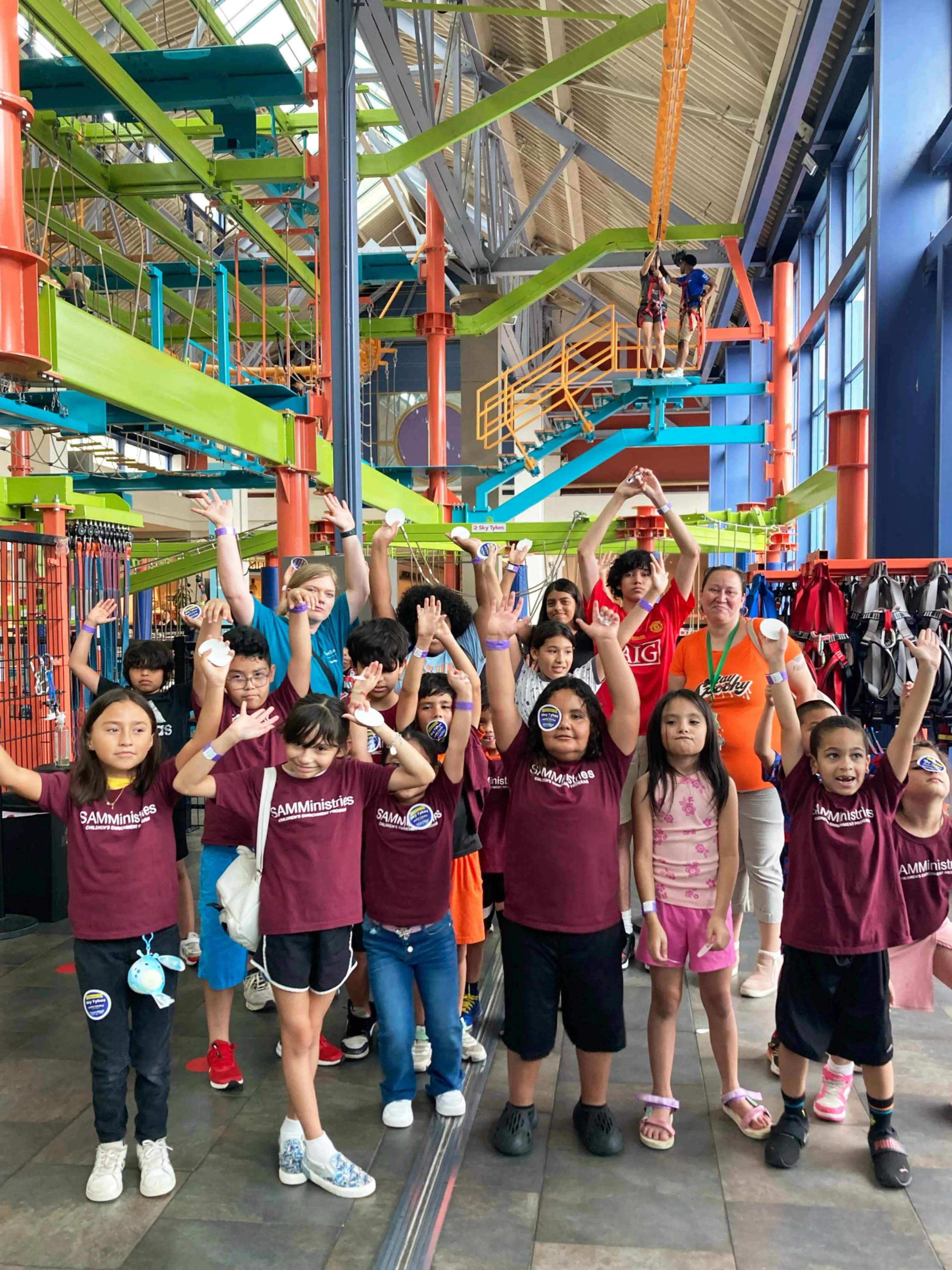 Group of Students Enjoying a San Antonio Field Trip