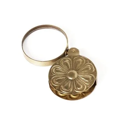 Antique-Style Pocket Magnifying Mirror