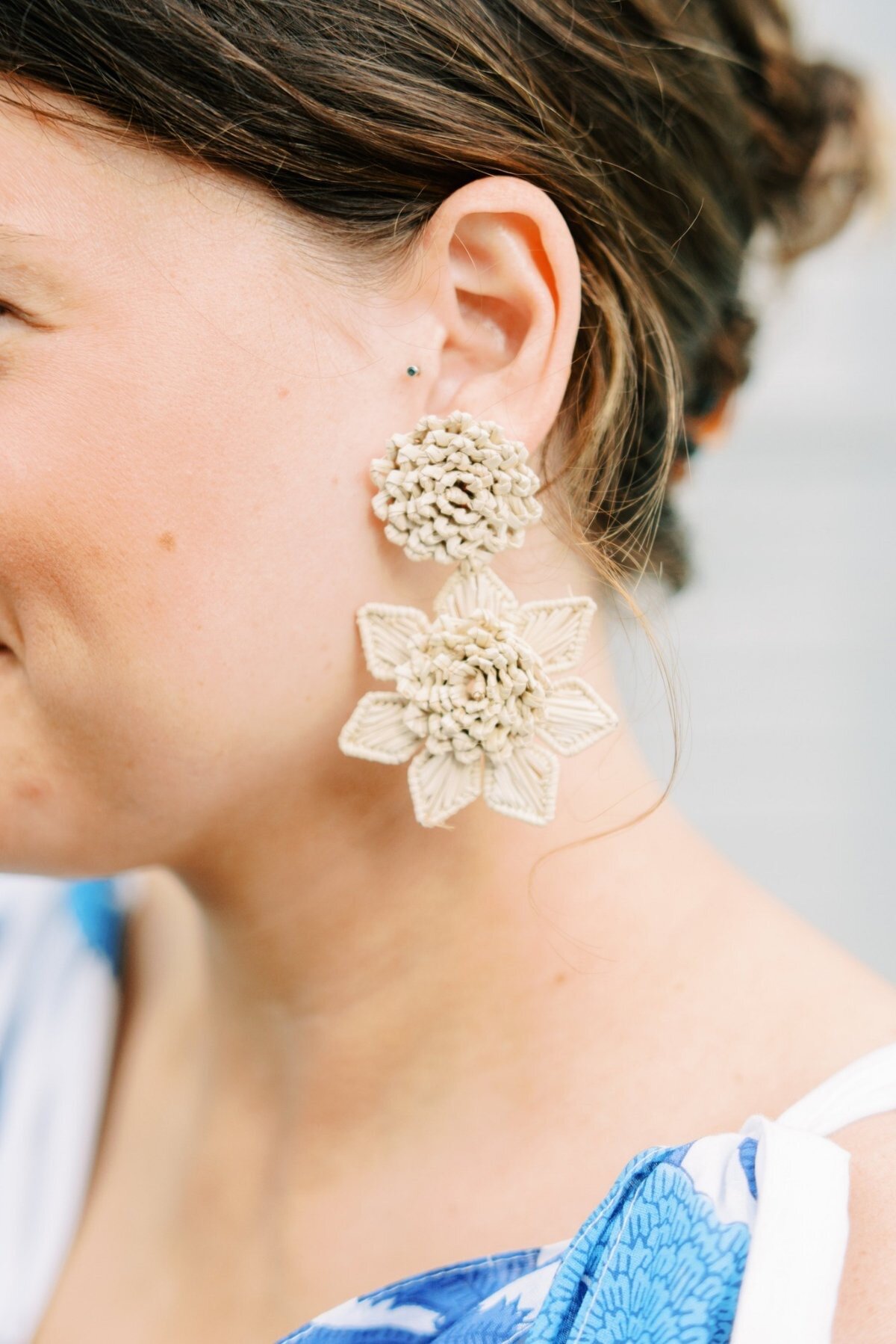 Bellflower Earrings | Natural