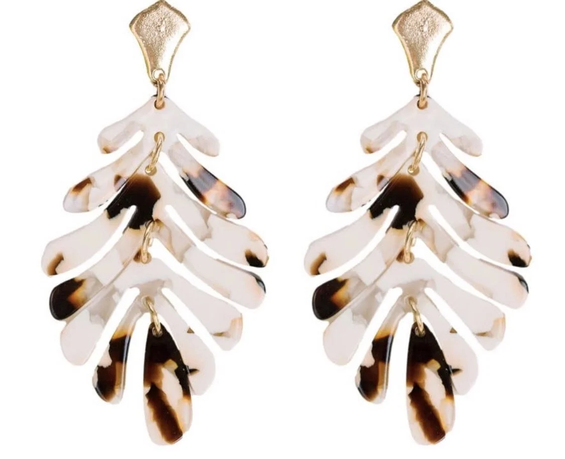 Petite Palm Drops-Cocoa