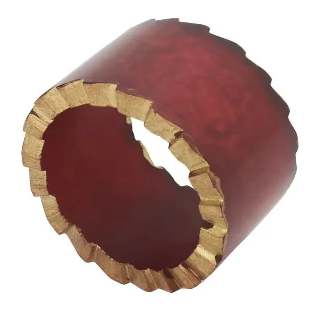 Ruby Red Tone Set of 4 Napkin Rings