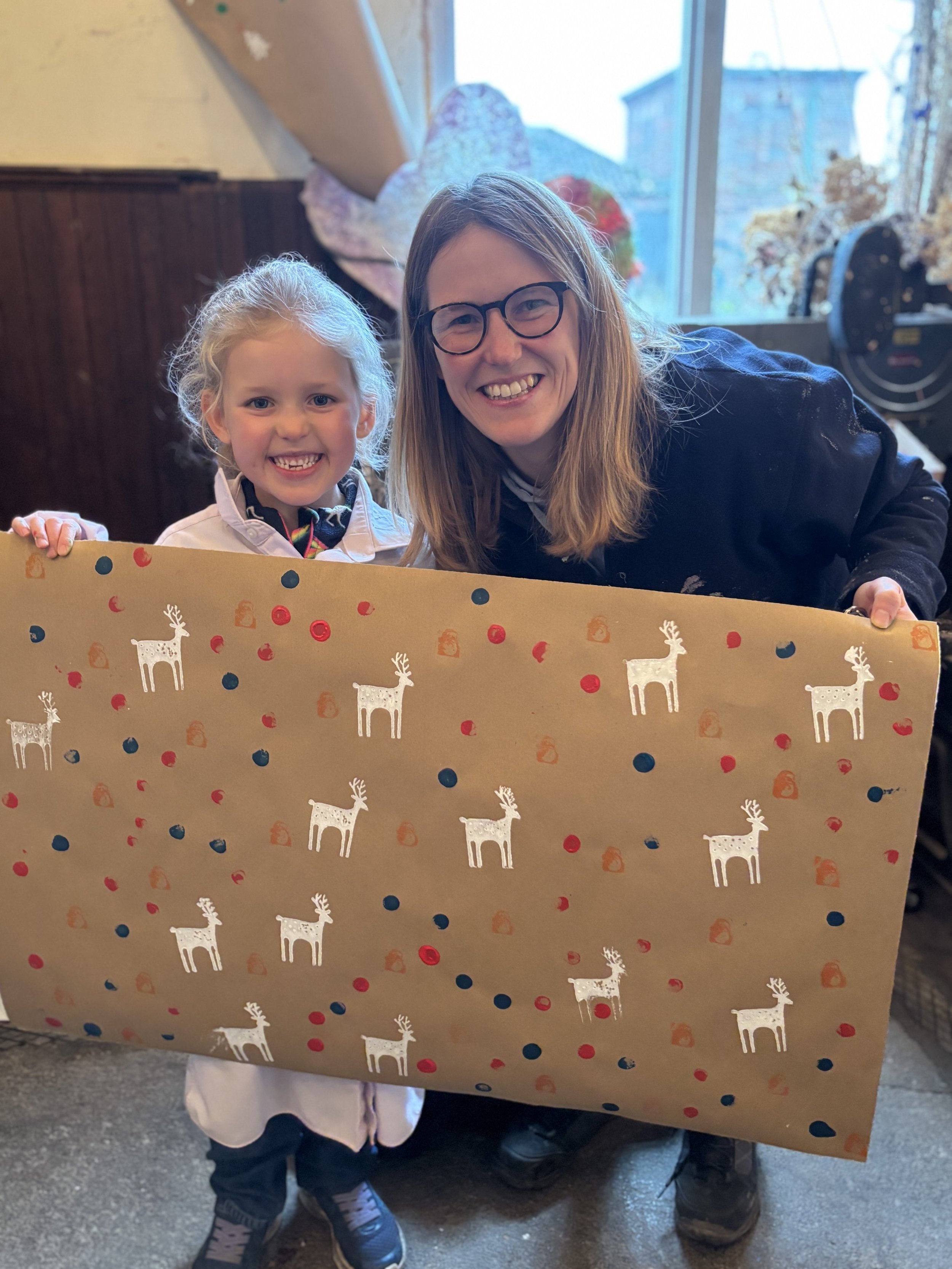 Festive Family Block Printing | Sunday 13th December 2026  | 10am - 12:30pm