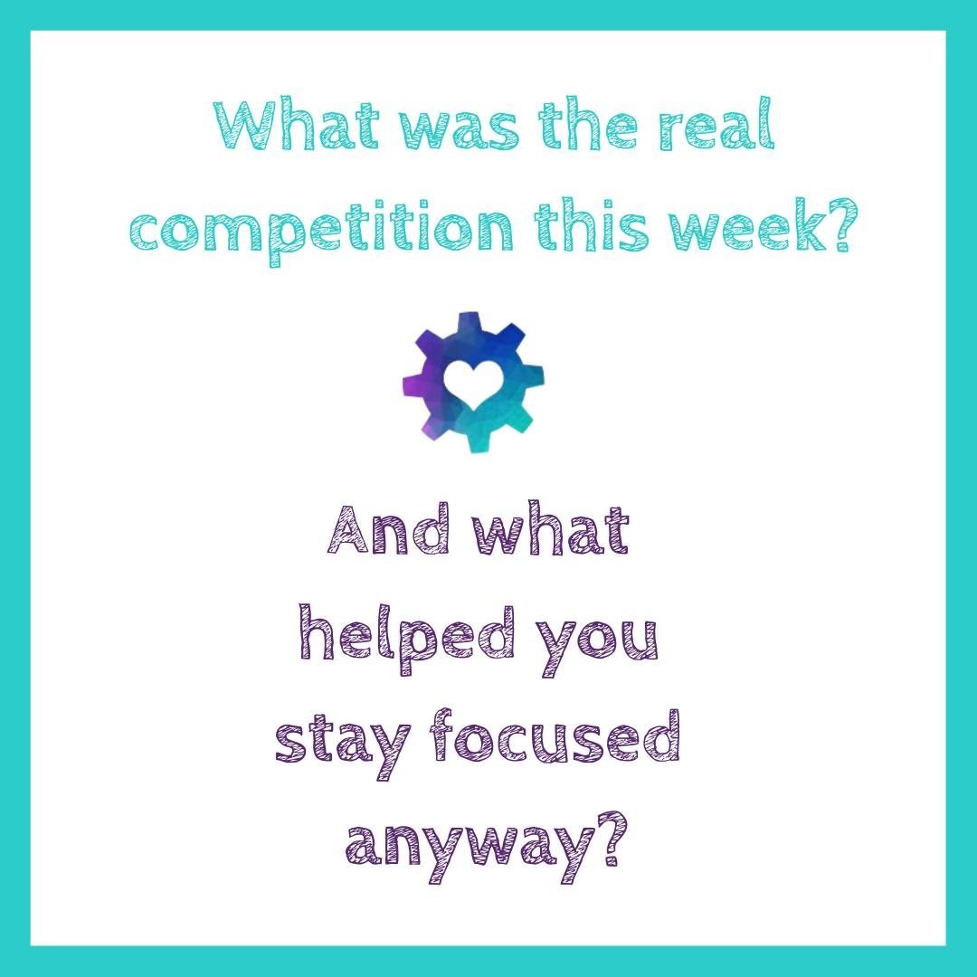 It&rsquo;s helpful to notice what actually gets in the way of our growth and personal progress.

The real competition usually isn&rsquo;t other people&mdash;it&rsquo;s often:
✅ Distractions
✅ Fear
✅ Procrastination
✅ Self-doubt
✅ Habits that pull us 
