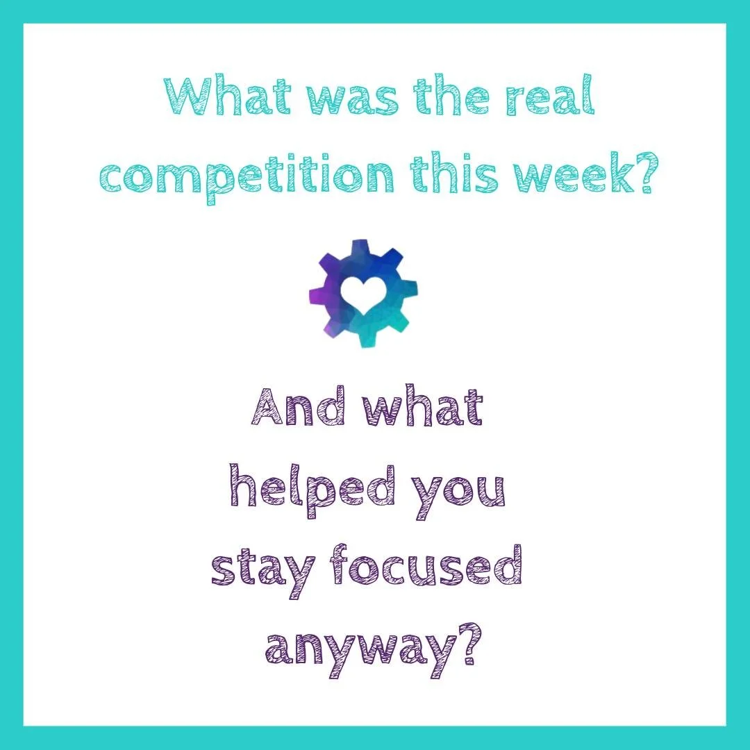 It&rsquo;s helpful to notice what actually gets in the way of our growth and personal progress.

The real competition usually isn&rsquo;t other people&mdash;it&rsquo;s often:
✅ Distractions
✅ Fear
✅ Procrastination
✅ Self-doubt
✅ Habits that pull us 