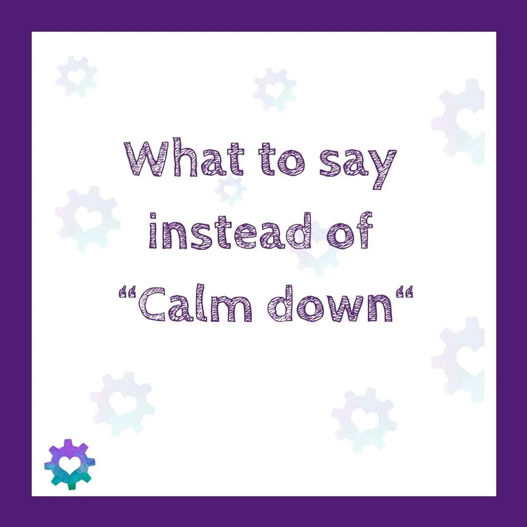 What do you actually say when your child is overwhelmed?

Because let&rsquo;s be honest&hellip;
&ldquo;Calm down&rdquo; never works.

Try this instead:
✨ &ldquo;I can see this is really hard right now.&rdquo;
✨ &ldquo;I&rsquo;m here with you.&rdquo;
