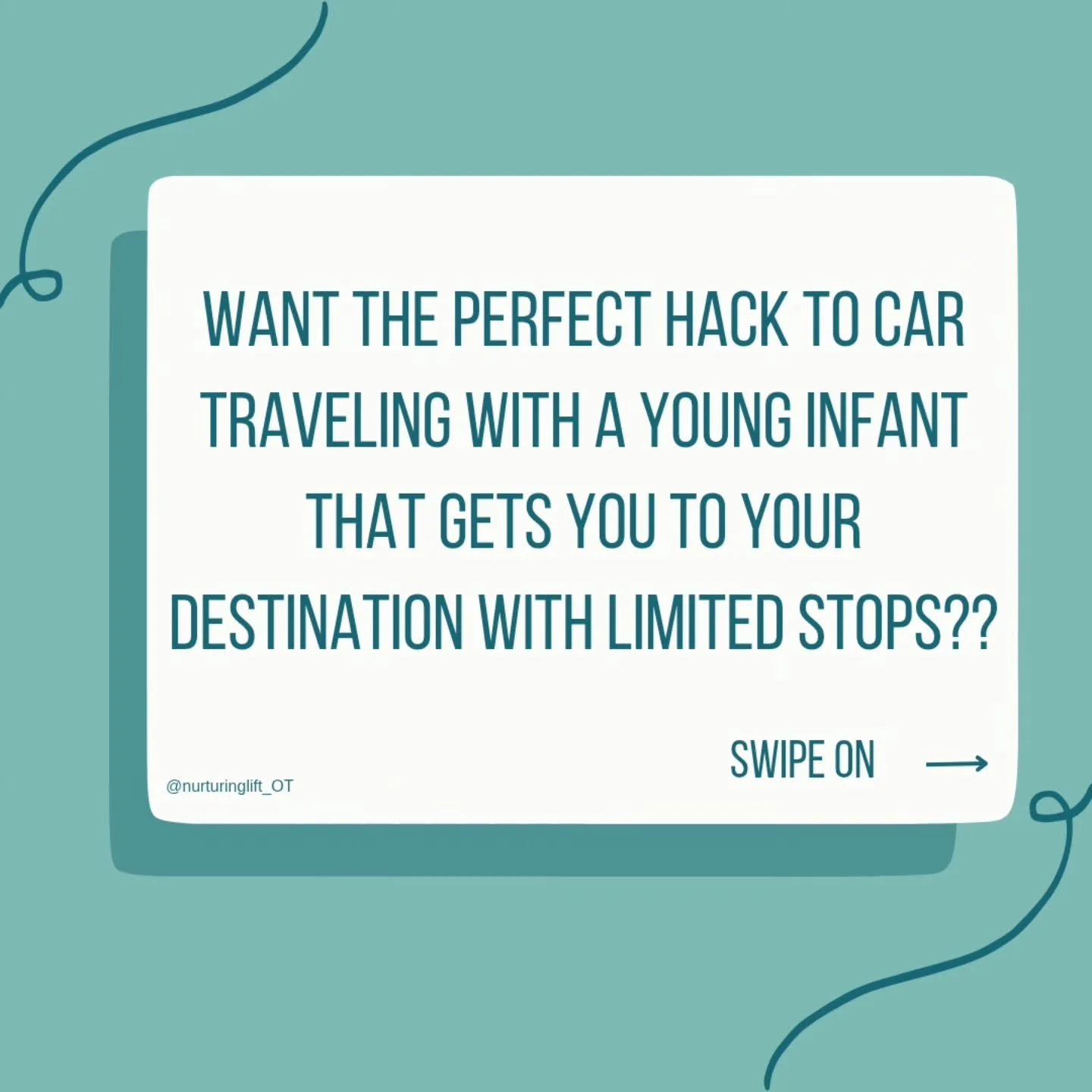 Searching for the perfect hack to avoid a car trip meltdown??? Because same 🫠🫩

🚗In the meantime, be sure to treat yo'self and expect the trip to come with some hiccups

🚗Best piece of advice for car traveling 2+hours 
for you &amp; baby: >&gt