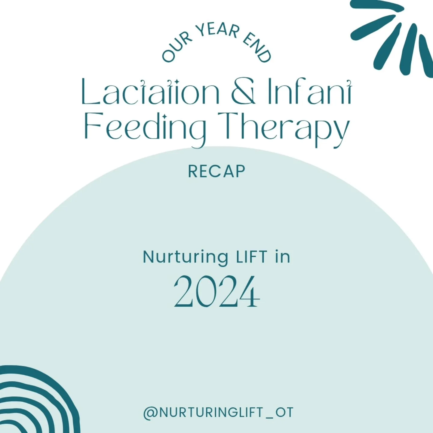 2024 recap 🥳 What a year it's been! Thank you to all of those who have been a part of my journey. Wishing you a restful &amp; wonderful 2025 🥰

#lactation #ibclc #occupationaltherapist #OT #womenshealthOT #pediatricOT #2024 #2025