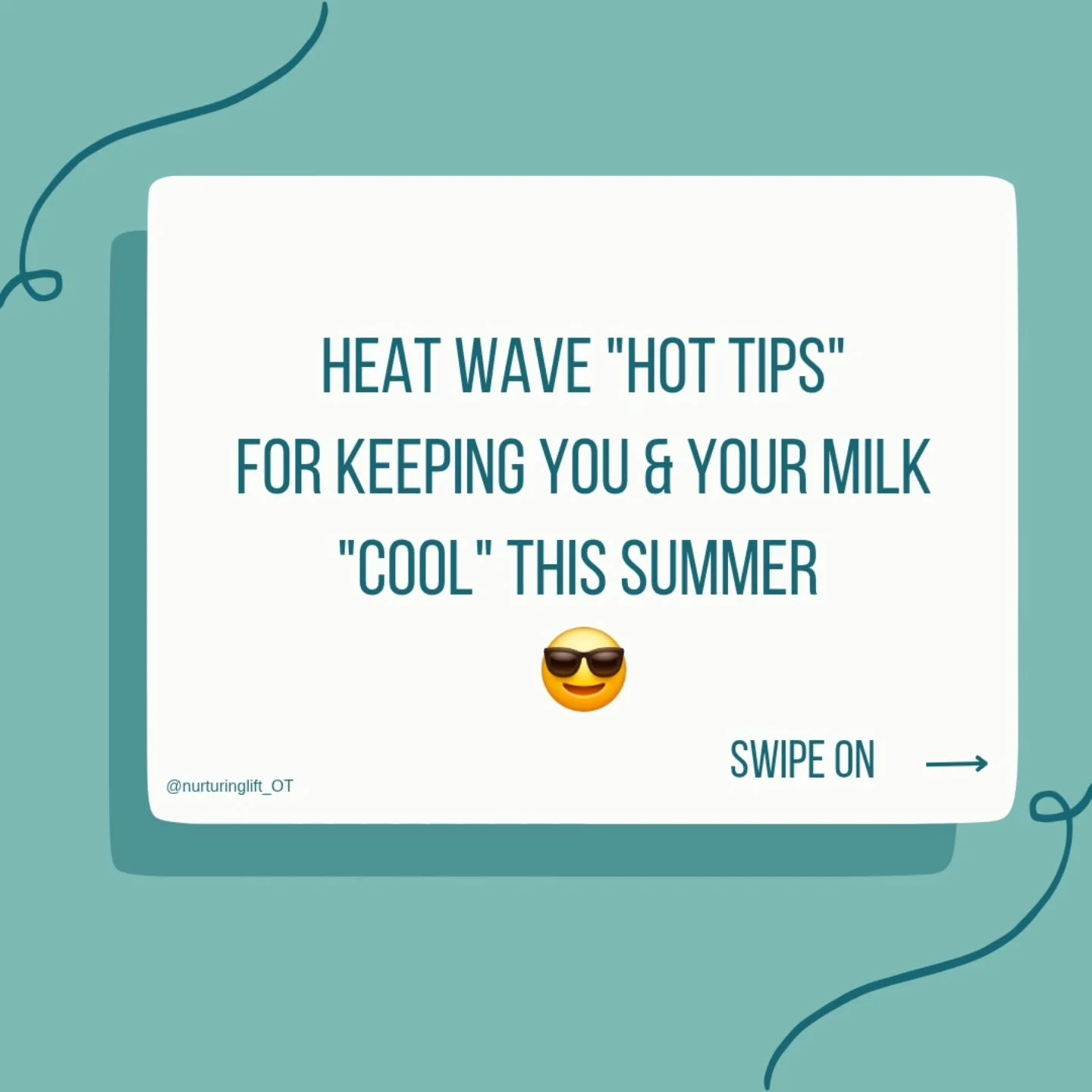 We're cooking here in New York and the Tri-State area these past few days 🥵🥵🥵 Share these tips with any milk-makers you know!  It takes a village! Stay cool, friends 😎 😎😎

Gotta "heatwave" problem to solve or a hot tip for others??? C