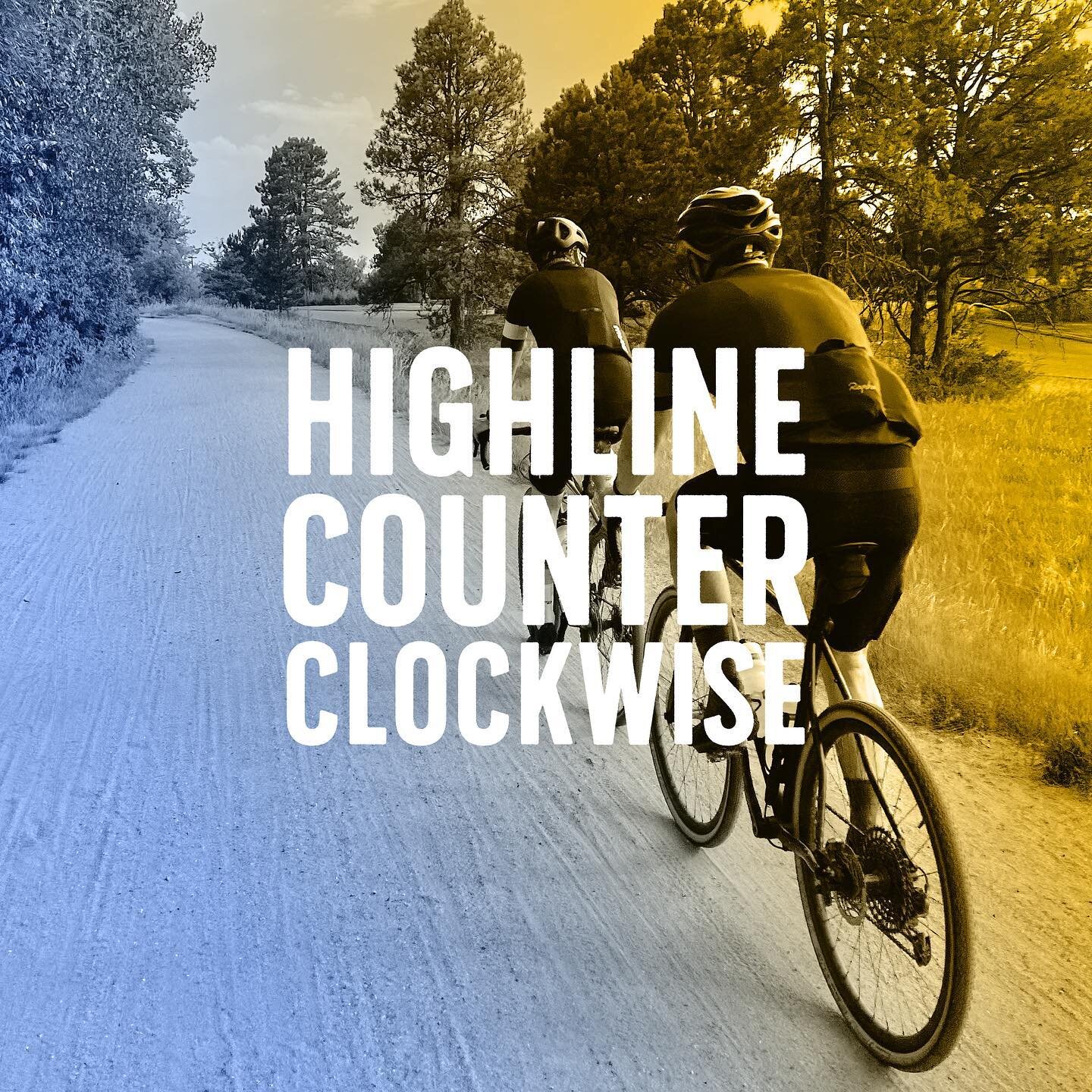 Tonight is @cyclesauruswrecks LAST Wednesday night ride before he moves to Trinidad, CO! Join us at 6pm for COUNTER CLOCKWISE Highline and @pit_fiend_bbq popup after. Jared will be organizing rides down in Southern Colorado, so be on the lookout for 