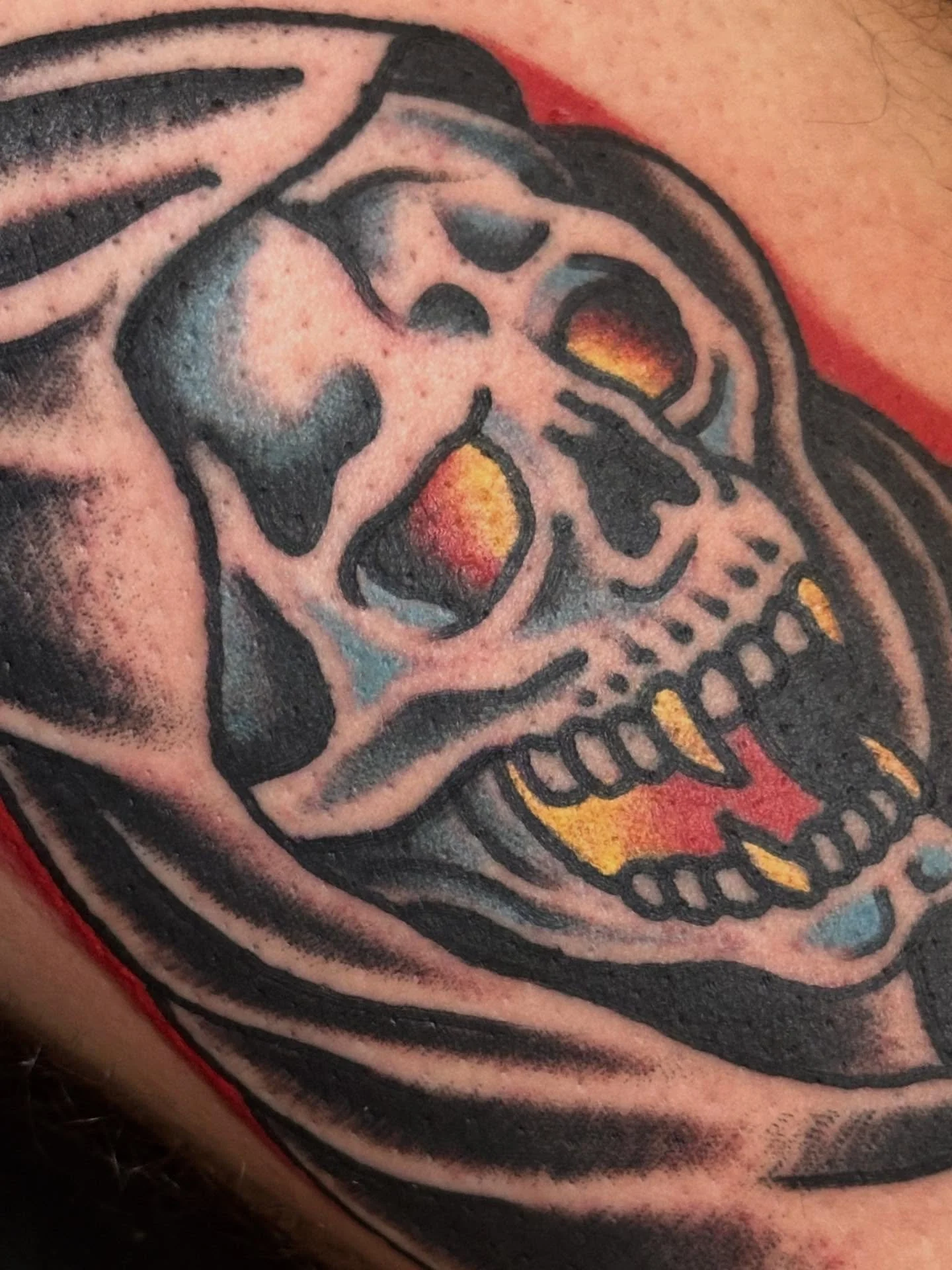 Bert Grimm reaper I made. You can never have too many skull tats.