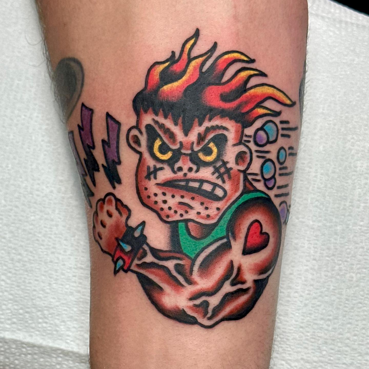 Don&rsquo;t play with fire☄️ @riversidetattootn