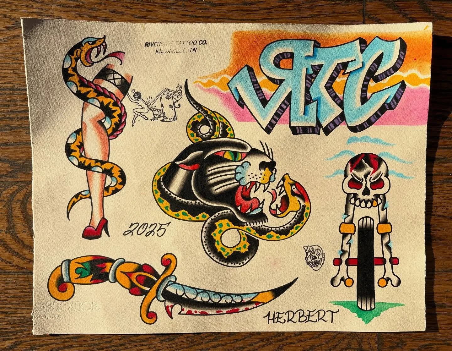 Some recent flash I would love to tattoo. Holler at me to book your next appointment. Flash or custom let&rsquo;s make it happen!