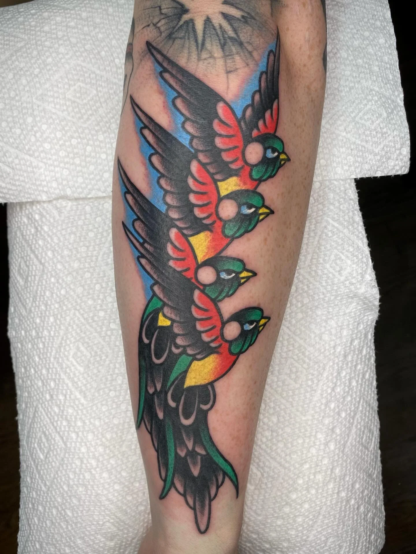 Birds of a feather 
made @riversidetattootn 

TEXT 865-370-5420 
to book now