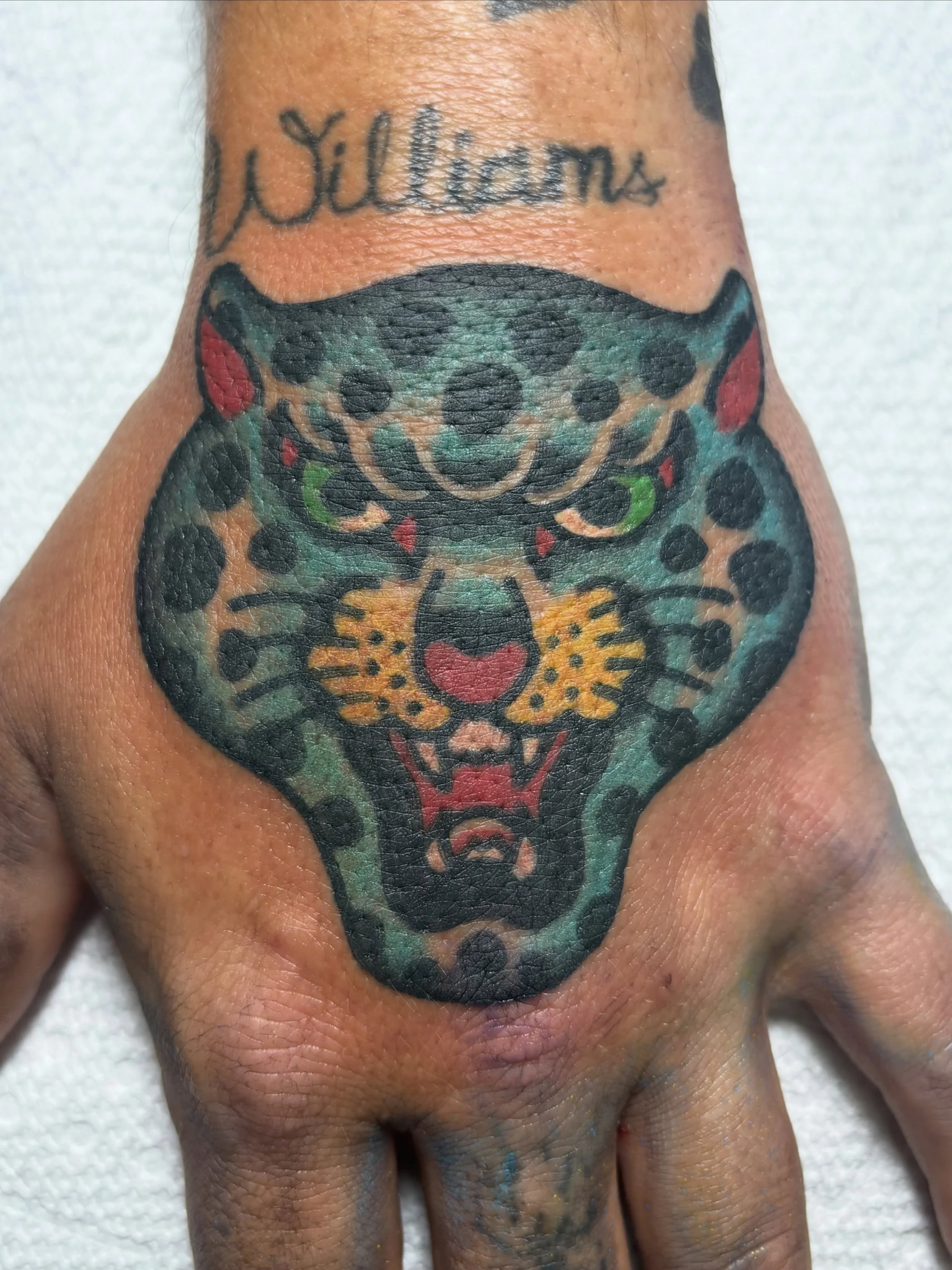 Do you hate workin&rsquo; !?!? Hell yea&hellip; get a job stopper! Big cats for Tyler. Thanks for the trust dawg! Shoot me a DM to get some tats. I got free time this month then I&rsquo;ll be on the road most of July🕉️