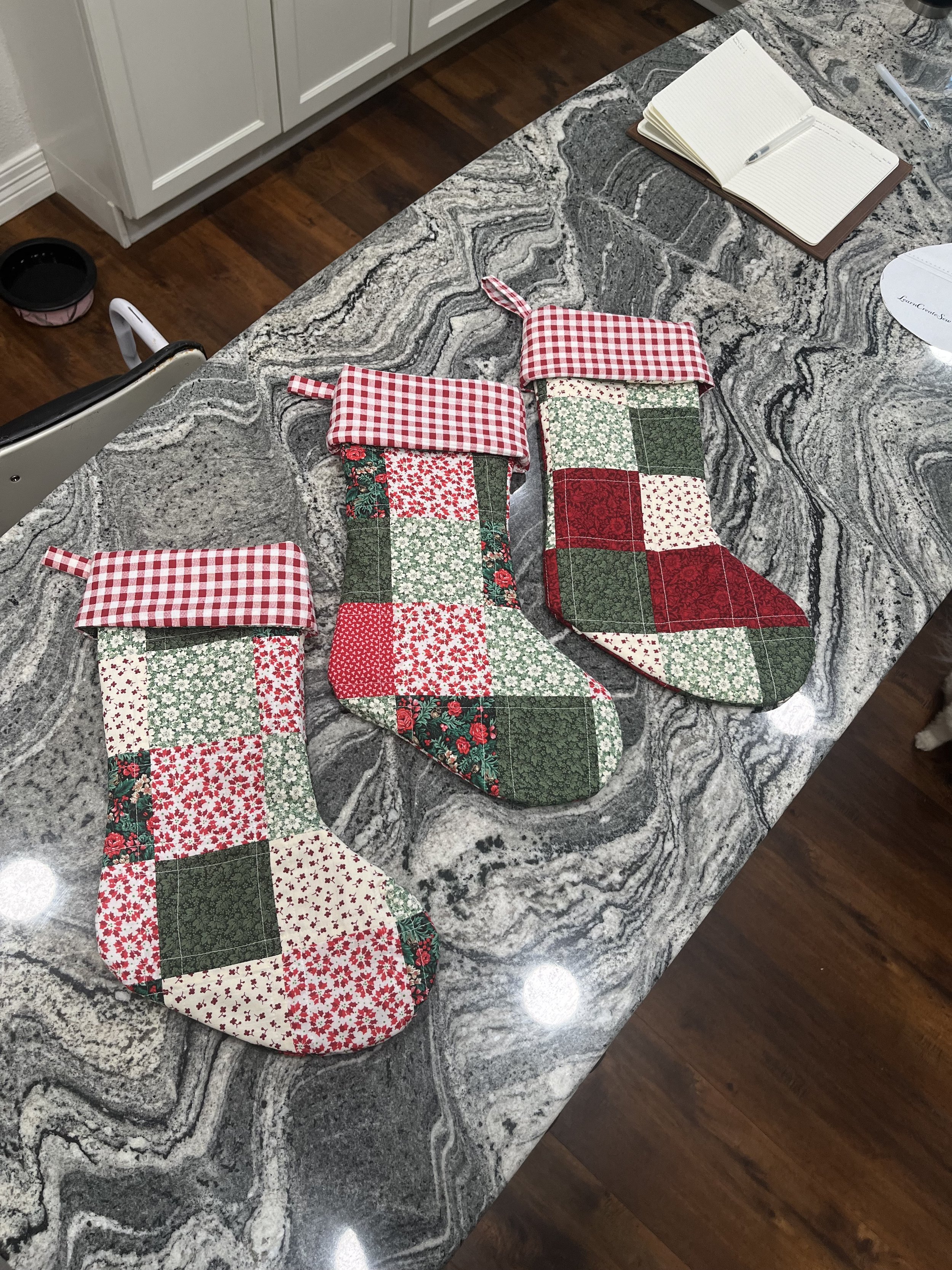Quilted Patchwork Stockings