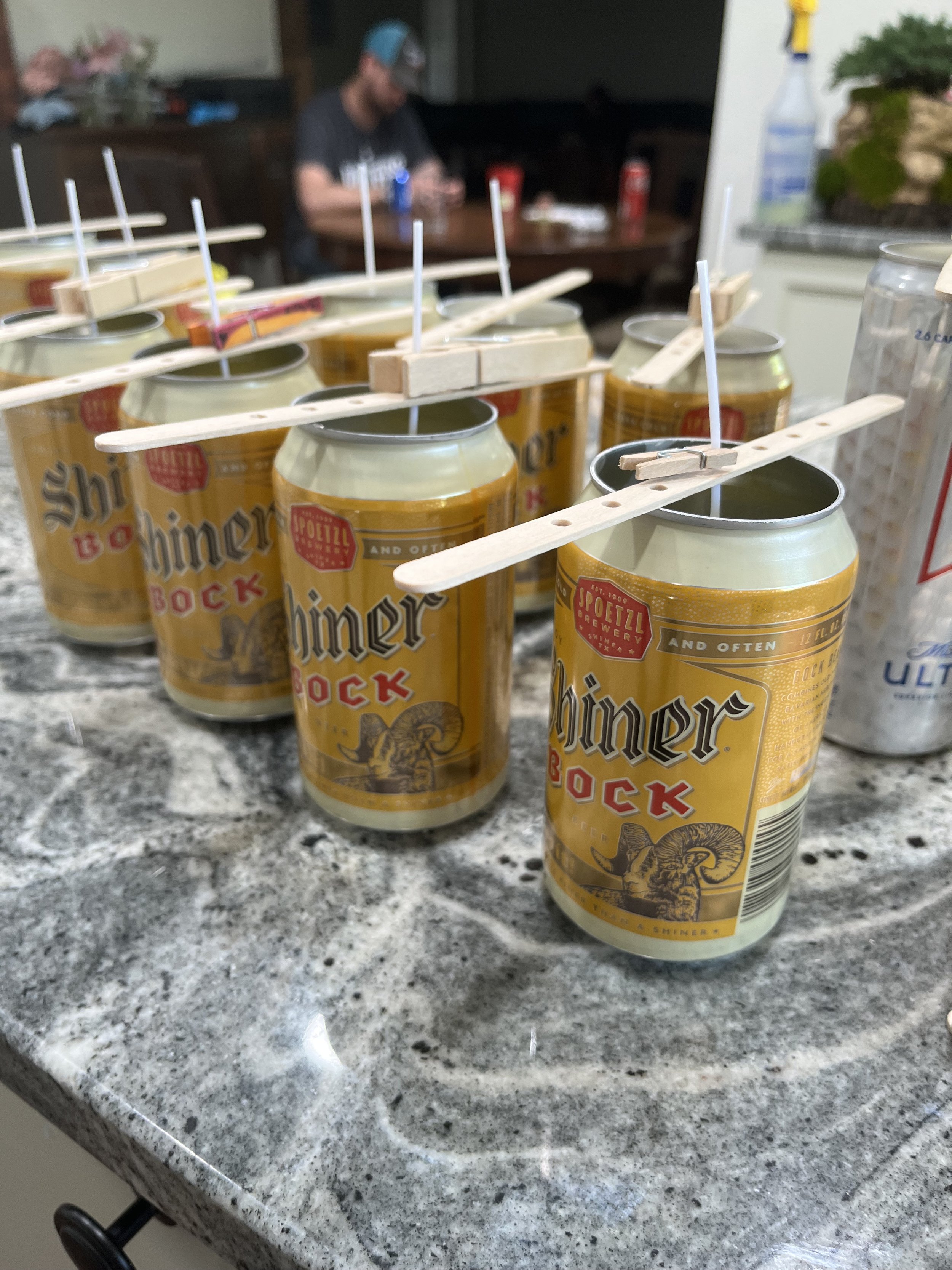 In Progress Beer Candles