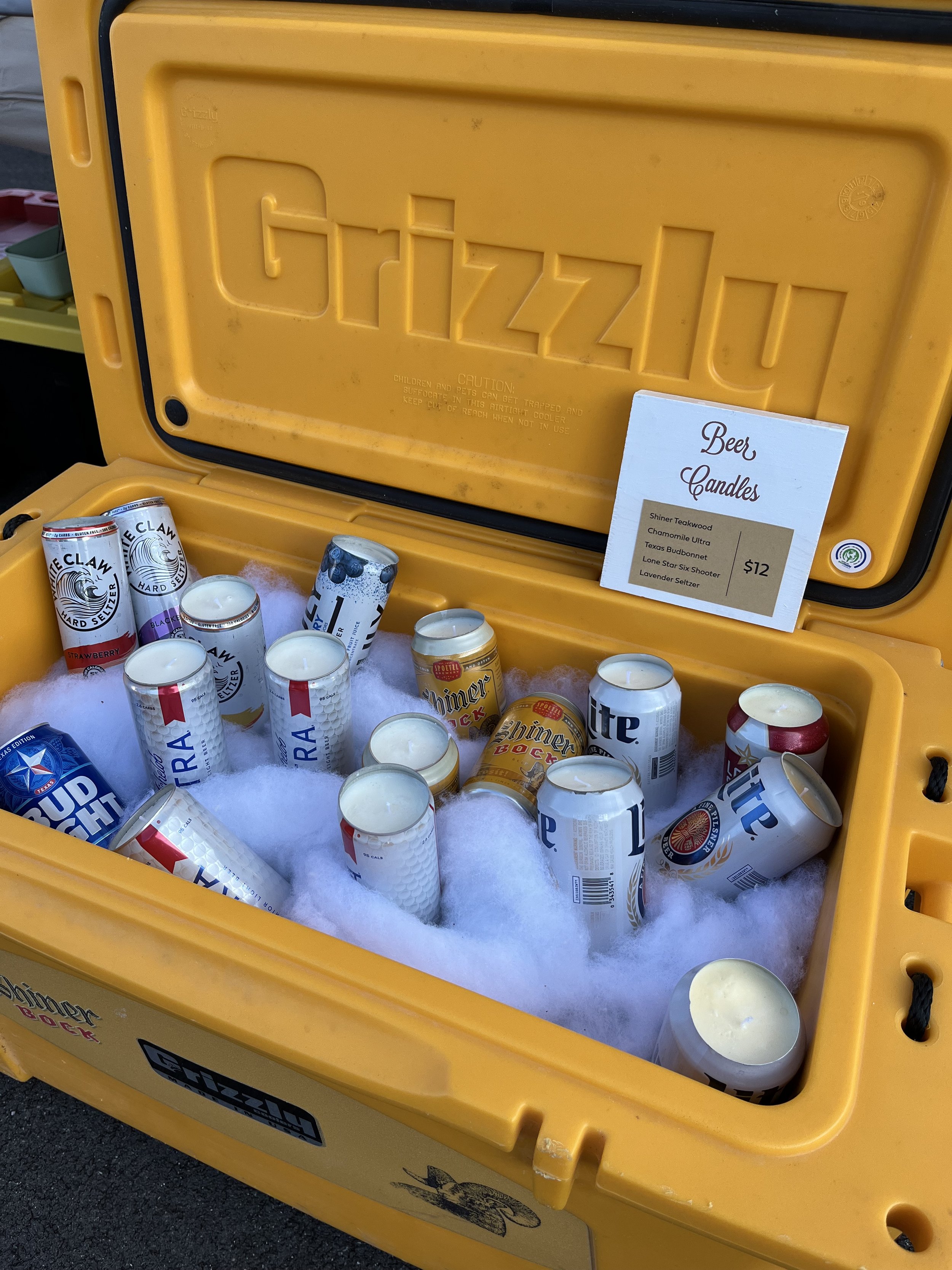 Beer Candle Display