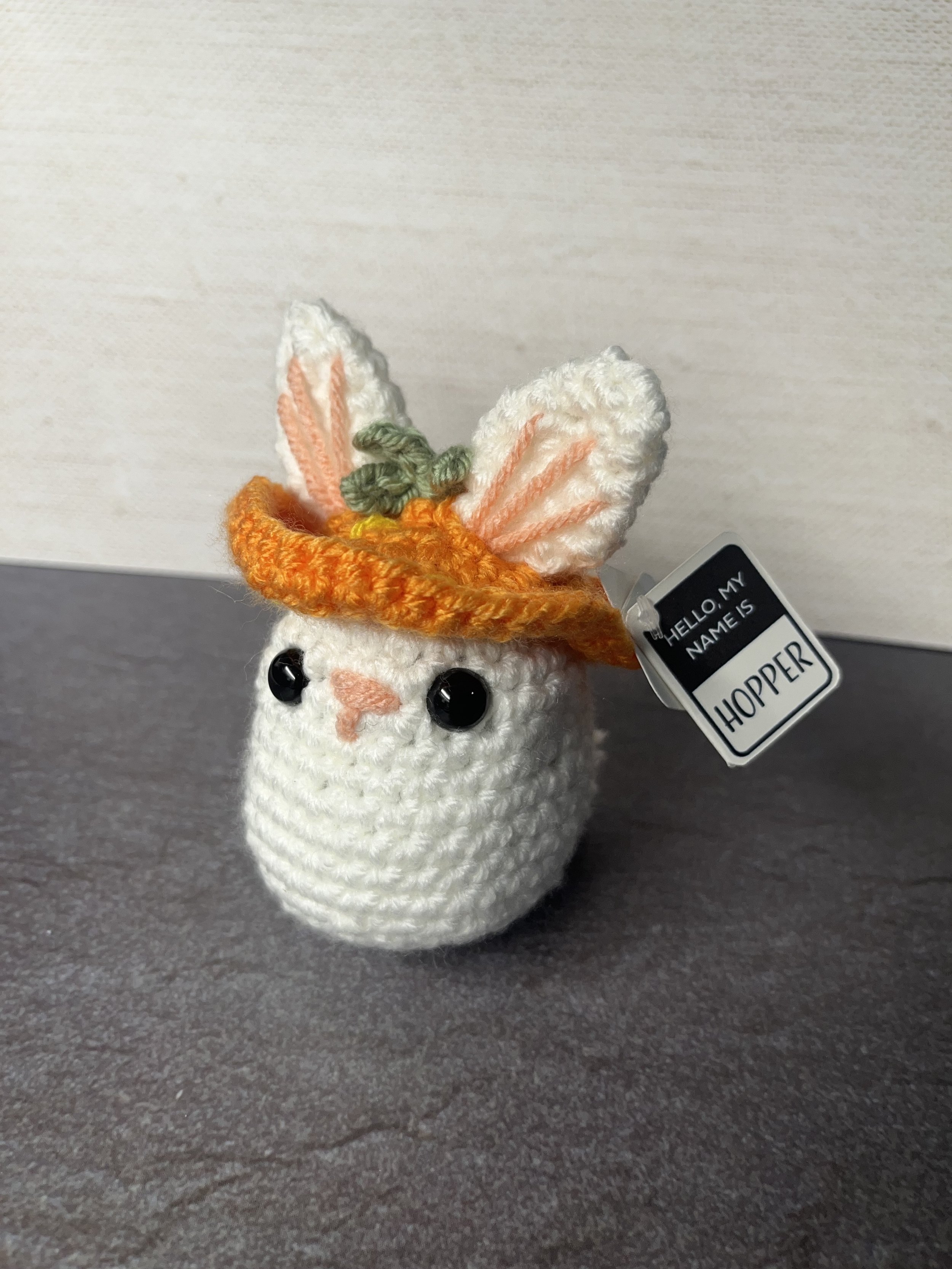 Bunny with Carrot Hat