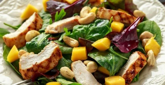 Chicken and mango salad