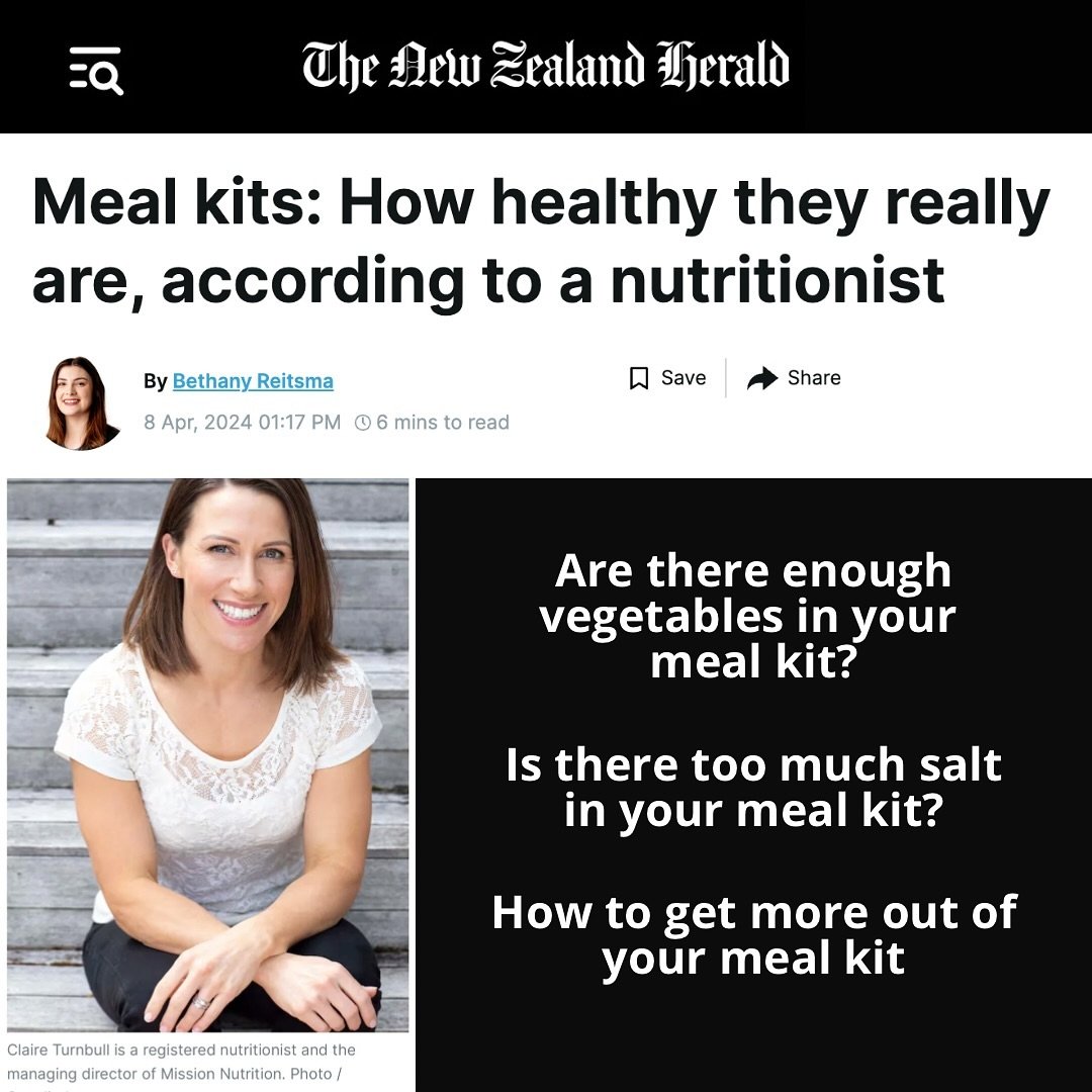 🤔 HOW DO MEAL KITS STACK UP? I explored this with the NZ Herald...

🥘 Do you use meal kits?

😋Which ones have you tried?

🗓️ How often do you use them?

💭 What are your thoughts?
 
www.nzherald.co.nz/lifestyle/meal-kits-how-healthy-they-really-a