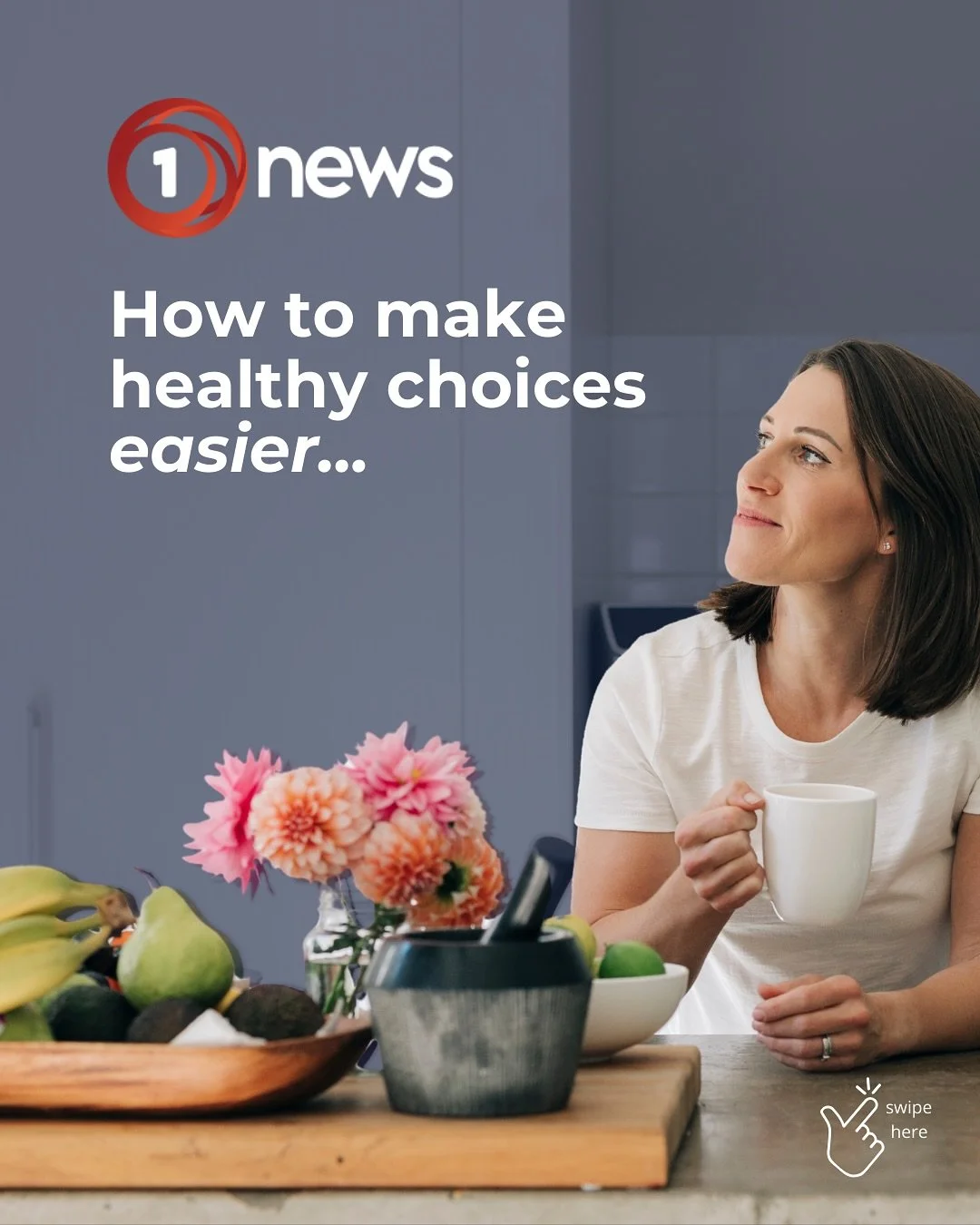 🙋🏽&zwj;♀️🙋🏾&zwj;♂️Make healthy choices EASIER! 

Swipe through 👉 for simple, real-life ways to set up your environment for success (without needing willpower 24/7). 

Want the full guide? Read my article on One News: www.1news.co.nz/2025/08/17/h