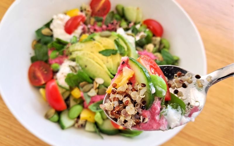 Quick Meal Idea - Colourful Quinoa Salads